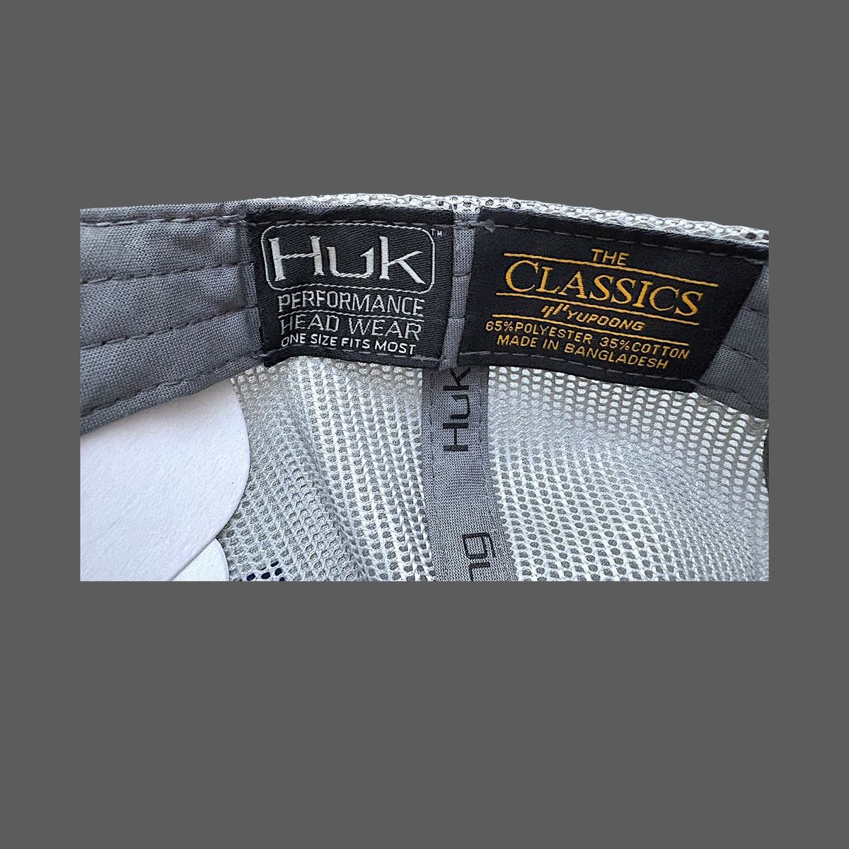Other Huk Men’s Big State Grey Trucker Hat Sz OS Size ONE SIZE - 10 Thumbnail