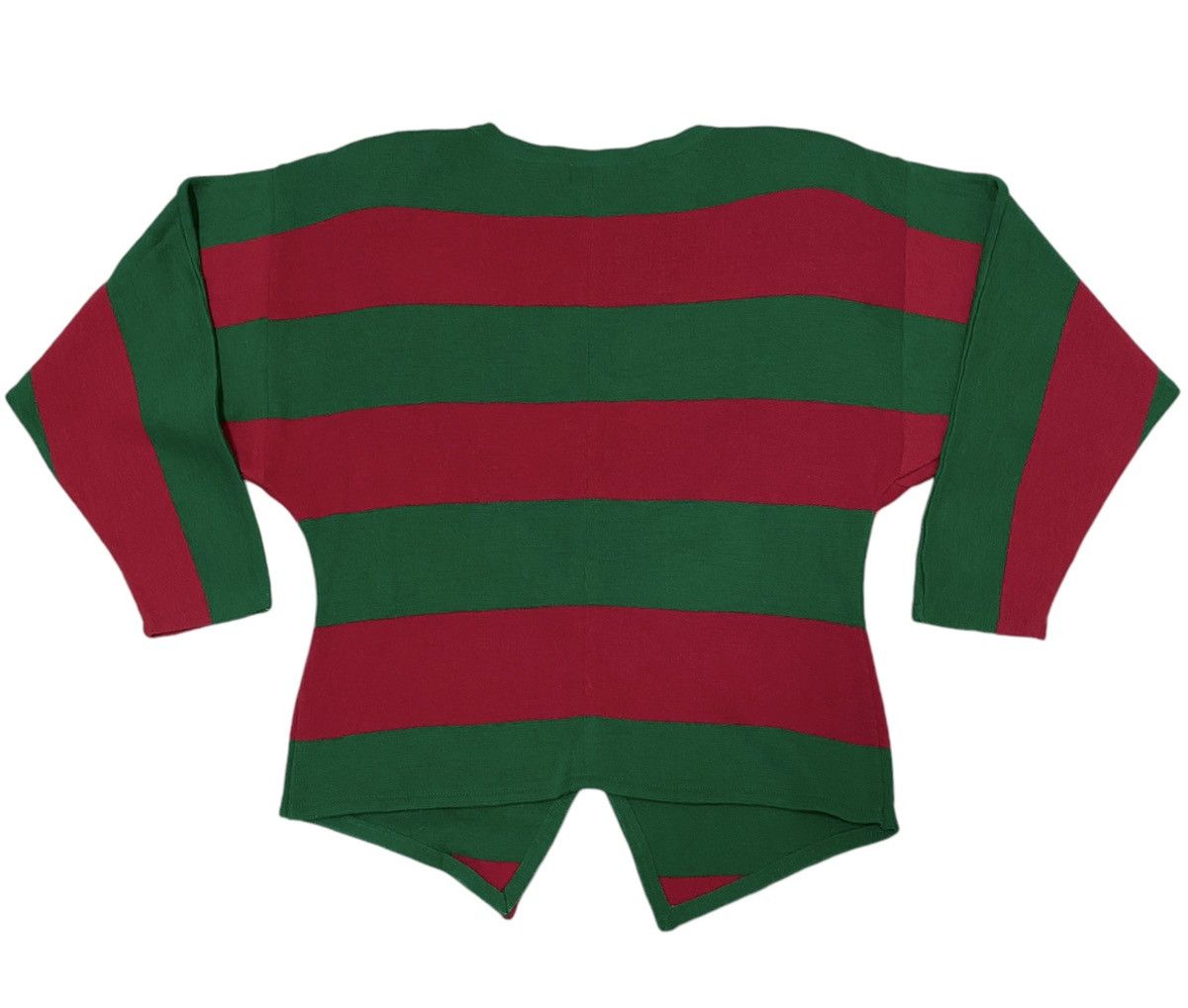 Andreluciano × Aran Isles Knitwear Andre Luciano V Shape Colour Lined Knit Sweater (C3) Size M / US 6-8 / IT 42-44 - 4 Thumbnail