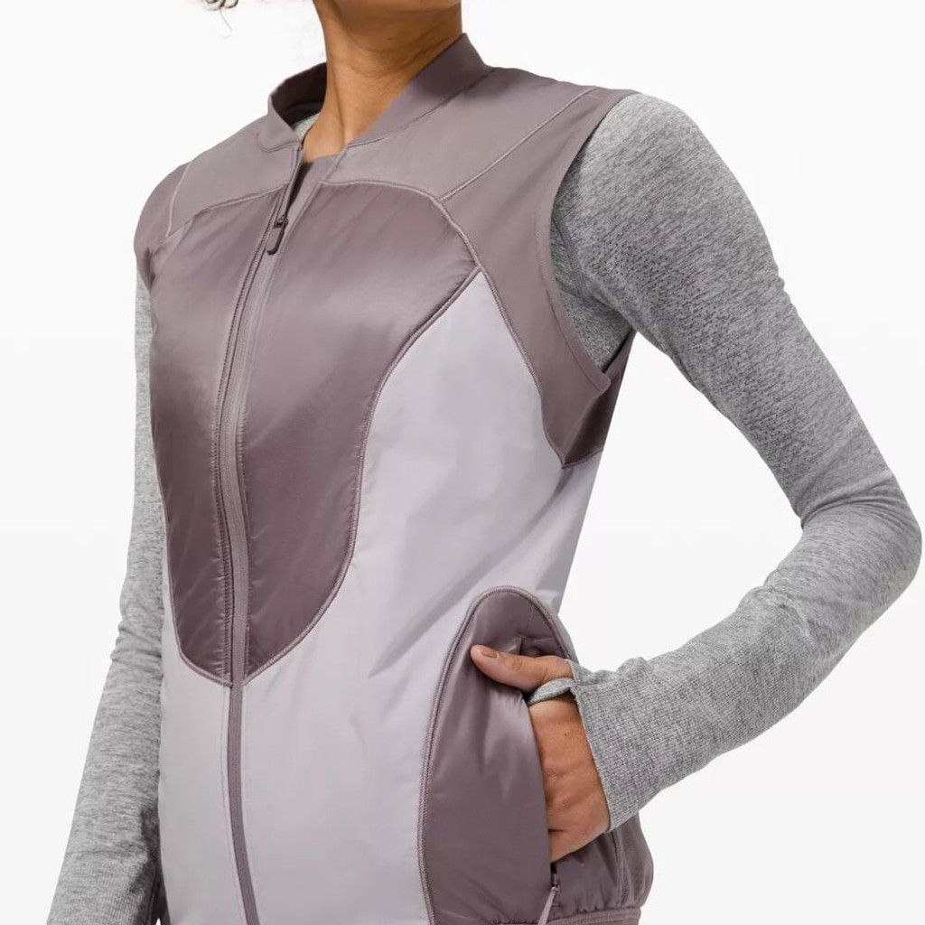 Lululemon LULULEMON Polar Pace Run Purple Pink Silver Vest Size S / US 4 / IT 40 - 4 Thumbnail
