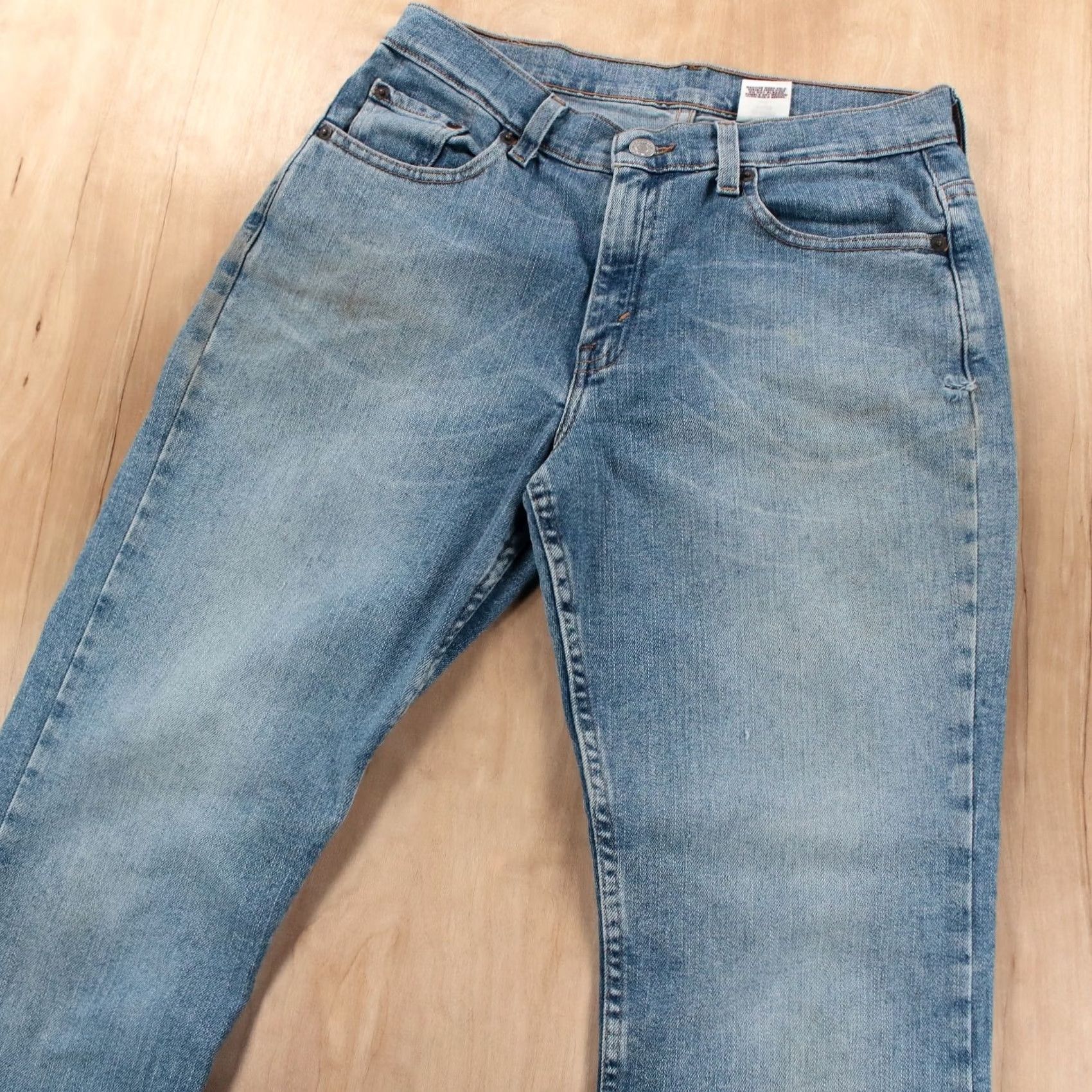 Levi's LEVI'S 515 bootcut denim jeans vtg 90s 00s y2k mid rise stretch fit sz 10 SHORT Size 32" / US 10 / IT 46 - 3 Thumbnail