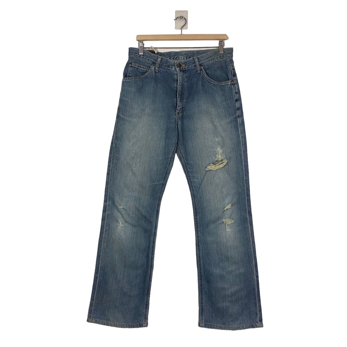Japanese Brand 🔥Vintage Lee Rider Denim Jeans Union Made Size US 32 / EU 48 - 1 Thumbnail