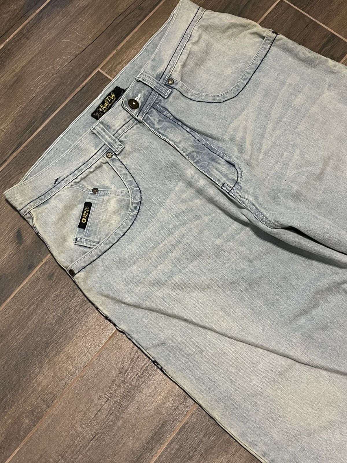 Affliction Rare Crazy Southpole Y2K Jeans Baggy Rap Skate Size US 36 / EU 52 - 6 Thumbnail