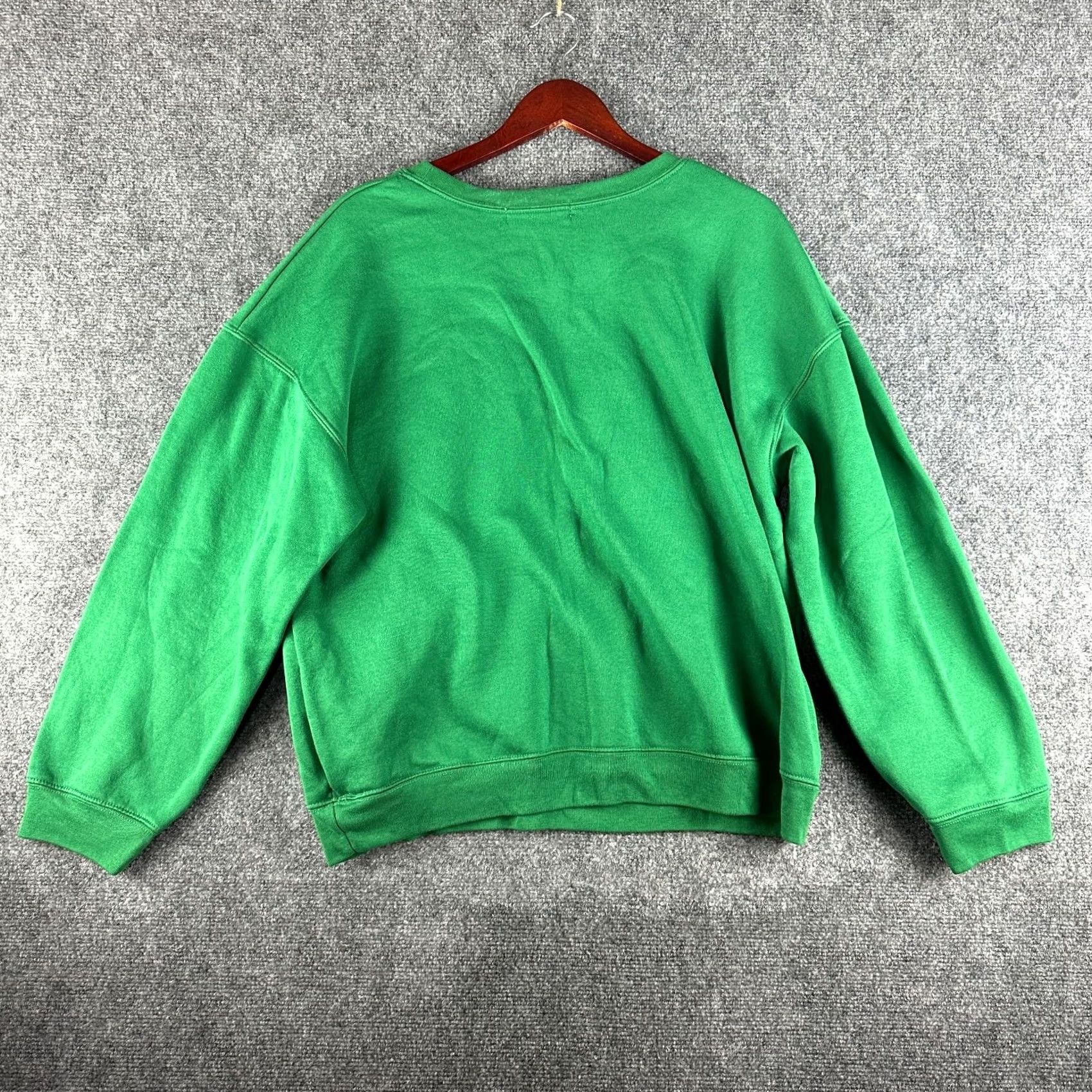 Vintage Wound Up Sweatshirt Womens 2XL Green What The Elf IS Going On Christmas Top Shirt Pullover Round Neck Ribbed Cuffs Holiday Holidaywear Womens Mens? Size XXL / US 16-18 / IT 52-54 - 6 Thumbnail