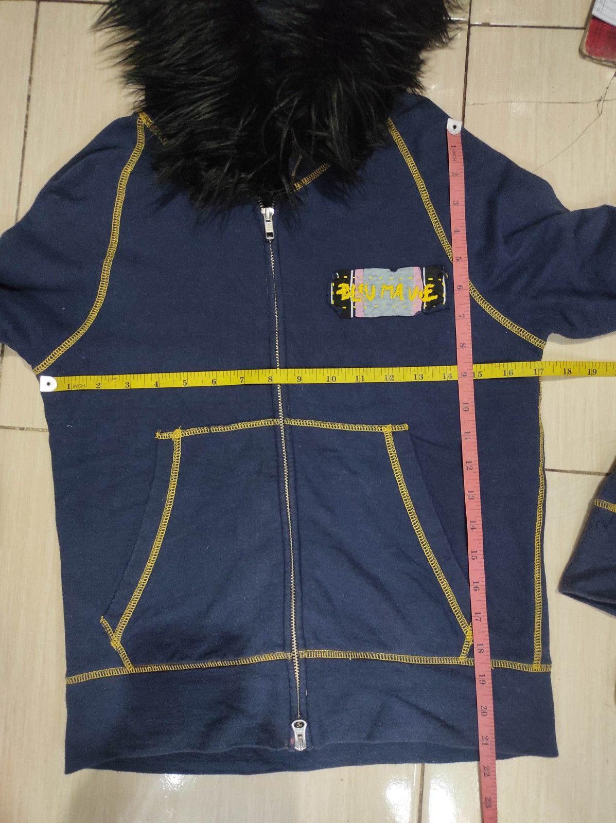 Japanese Brand Bleu Mavie double zip fur hoodie ifsix LGB style Size S / US 4 / IT 40 - 15 Thumbnail