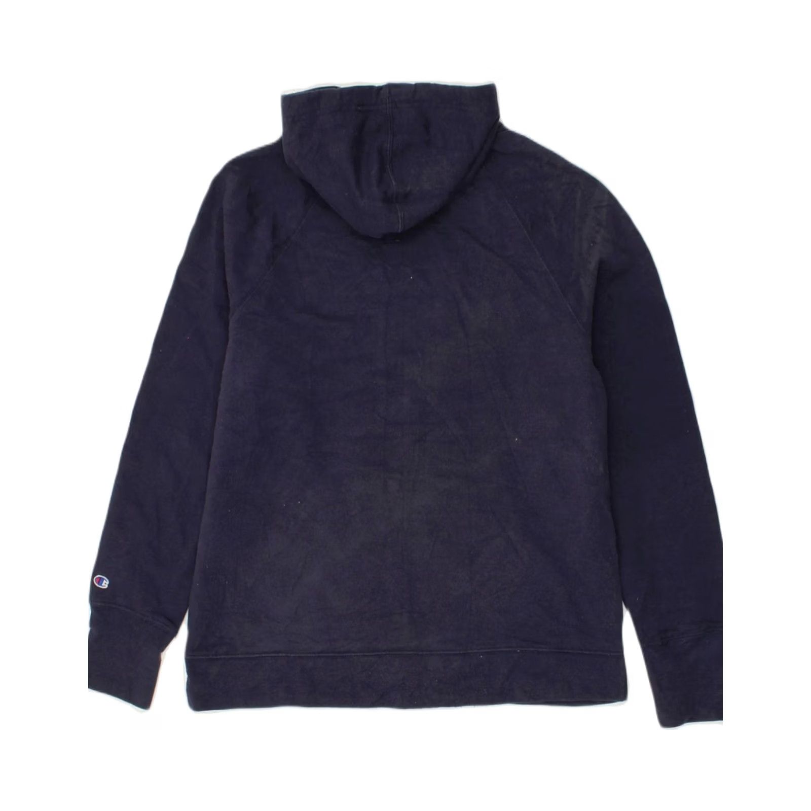 Champion VINTAGE CHAMPION Womens Hoodie Navy Blue Cotton Large L UK 16 Large CN15 Size L / US 10 / IT 46 - 2 Thumbnail