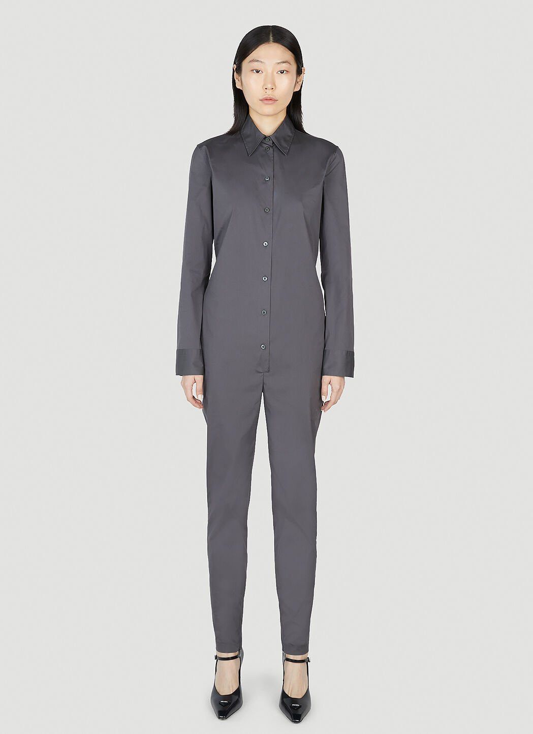 Prada Classic Collar Jumpsuit Size 26" / US 2 / IT 38 - 1 Thumbnail