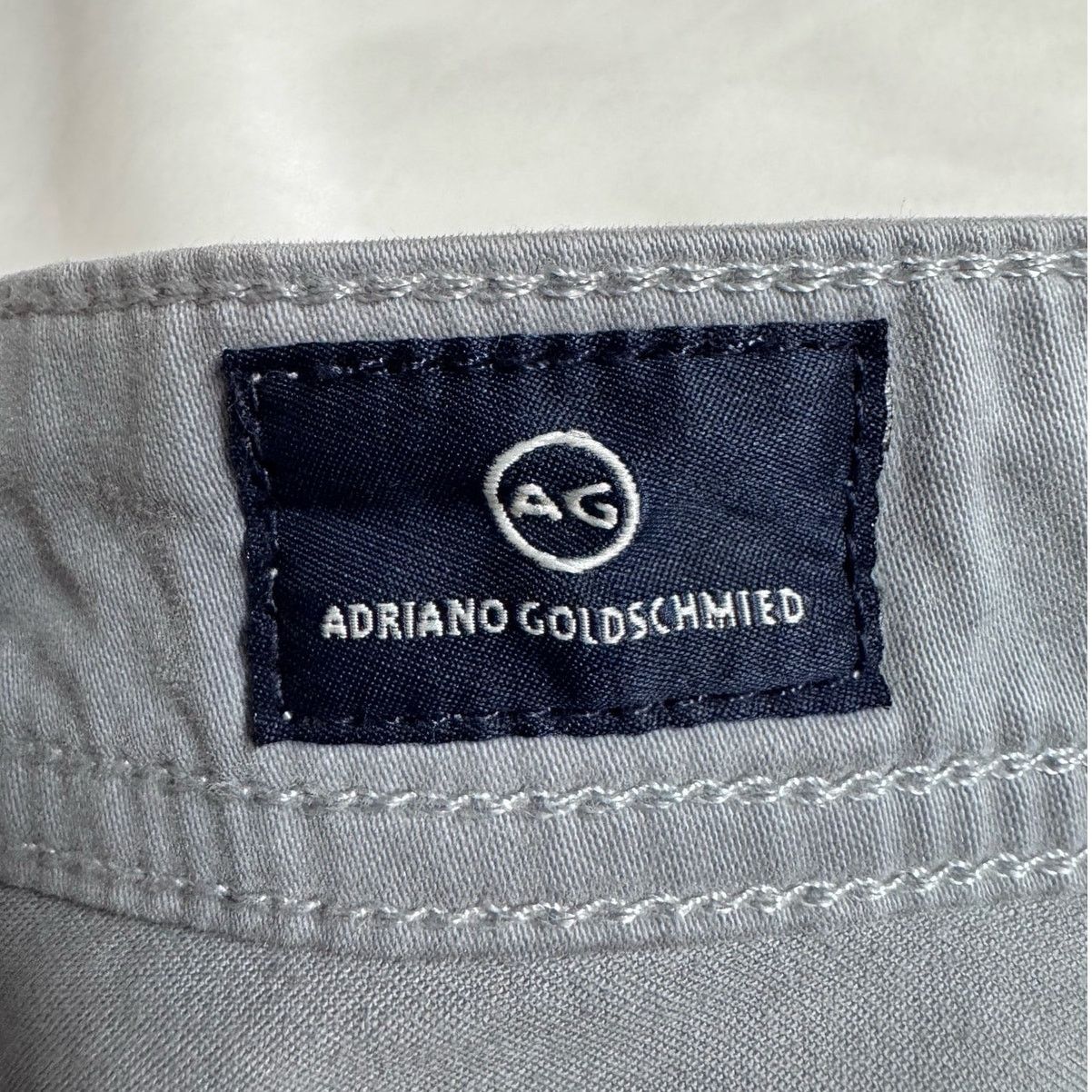 AG Adriano Goldschmied Adriano Goldshmied AG Graduate Tailored Leg Gray Pants 36x32 Size US 36 / EU 52 - 4 Thumbnail