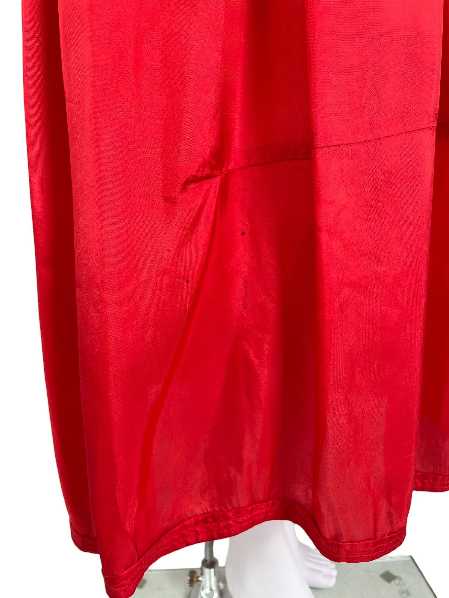 Comme des Garcons 2010's Red Maxi Silk Skirt Size 27" / US 4 / IT 40 - 8 Thumbnail