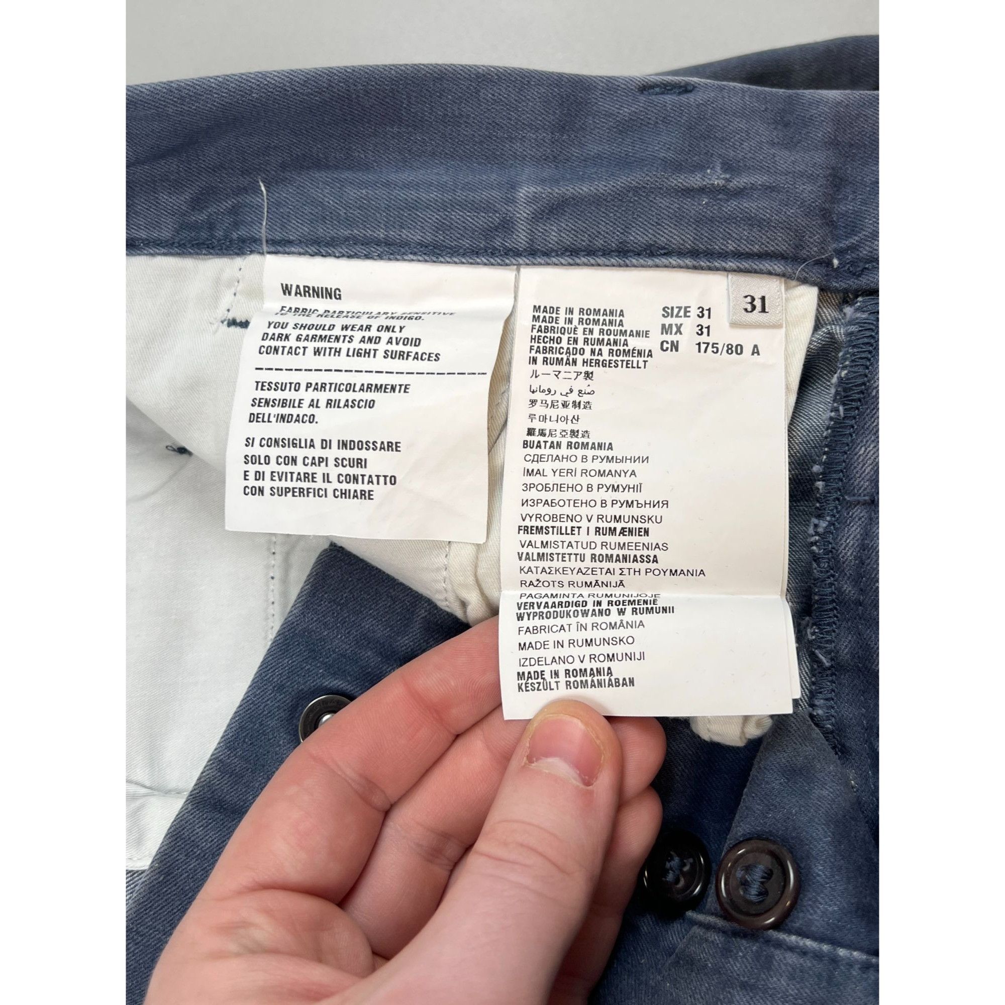 Prada Prada Denim Styled Chino Pants (Y0715) Size US 31 - 8 Thumbnail