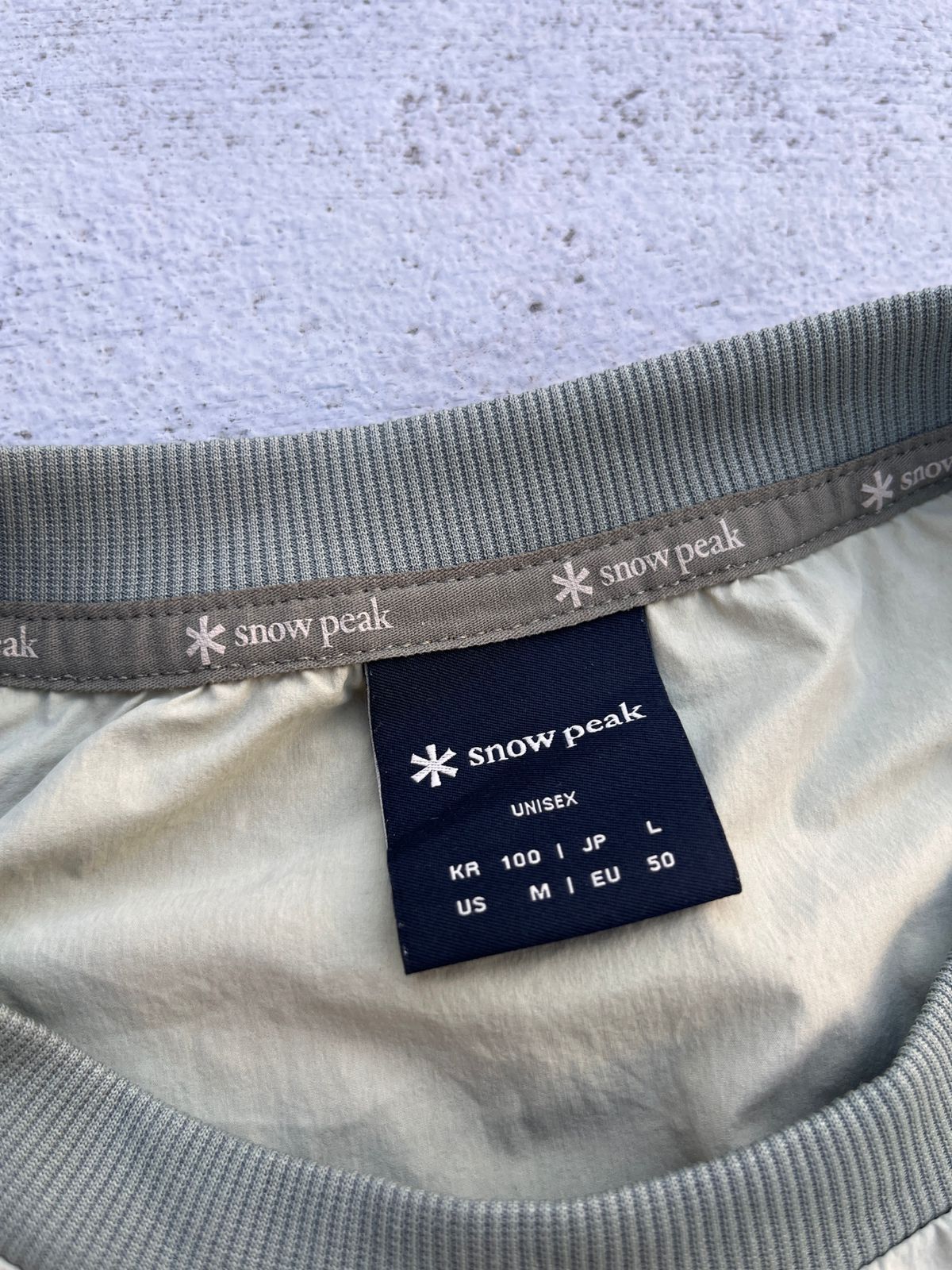 Snow Peak Snow Peak Embroidered Logo Technical Nylon T-Shirt Grey Size US S / EU 44-46 / 1 - 7 Thumbnail