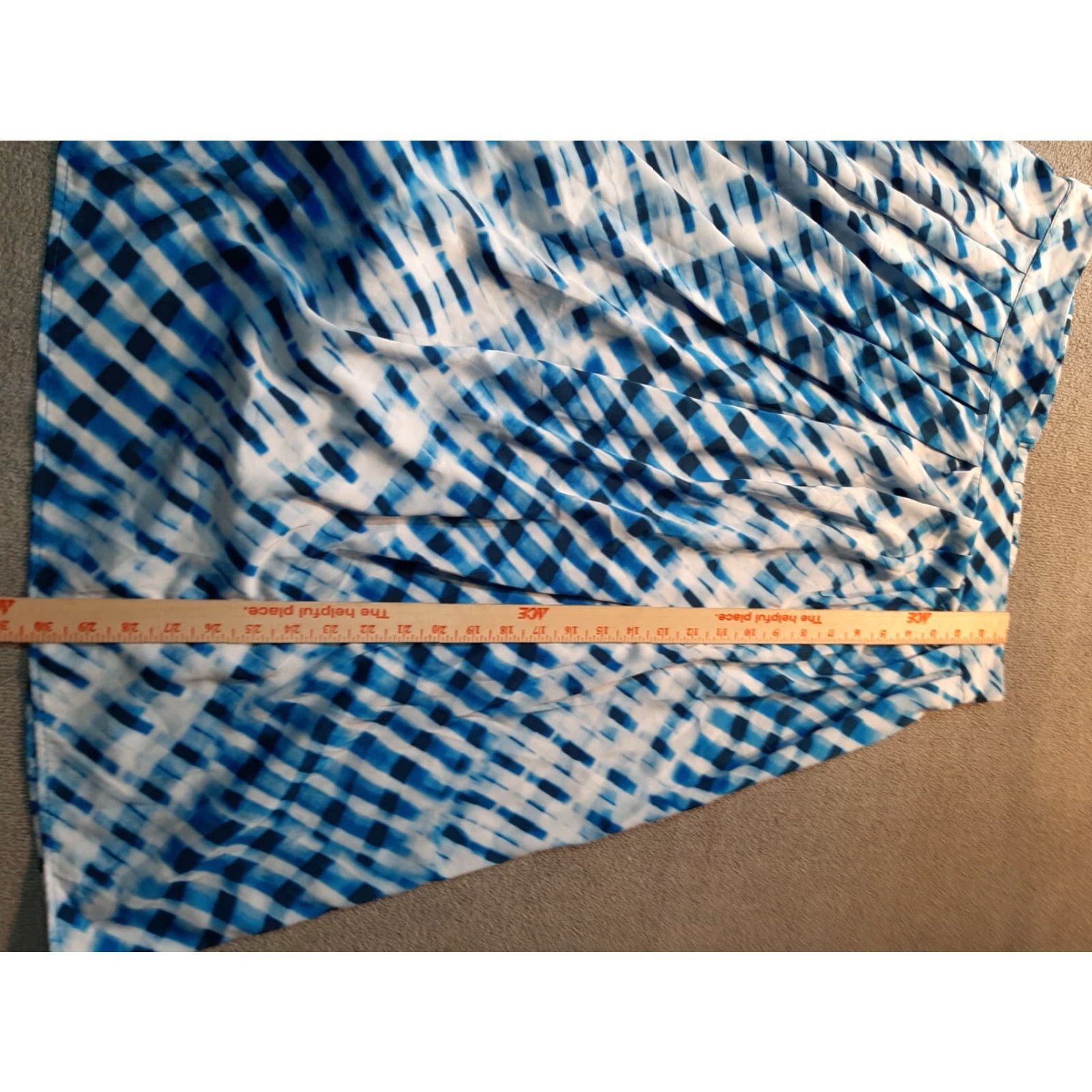 Vintage VINTAGE Covington Skirt Womens XL Blue Stretch Knee length Size 40" / US 18 - 3 Thumbnail