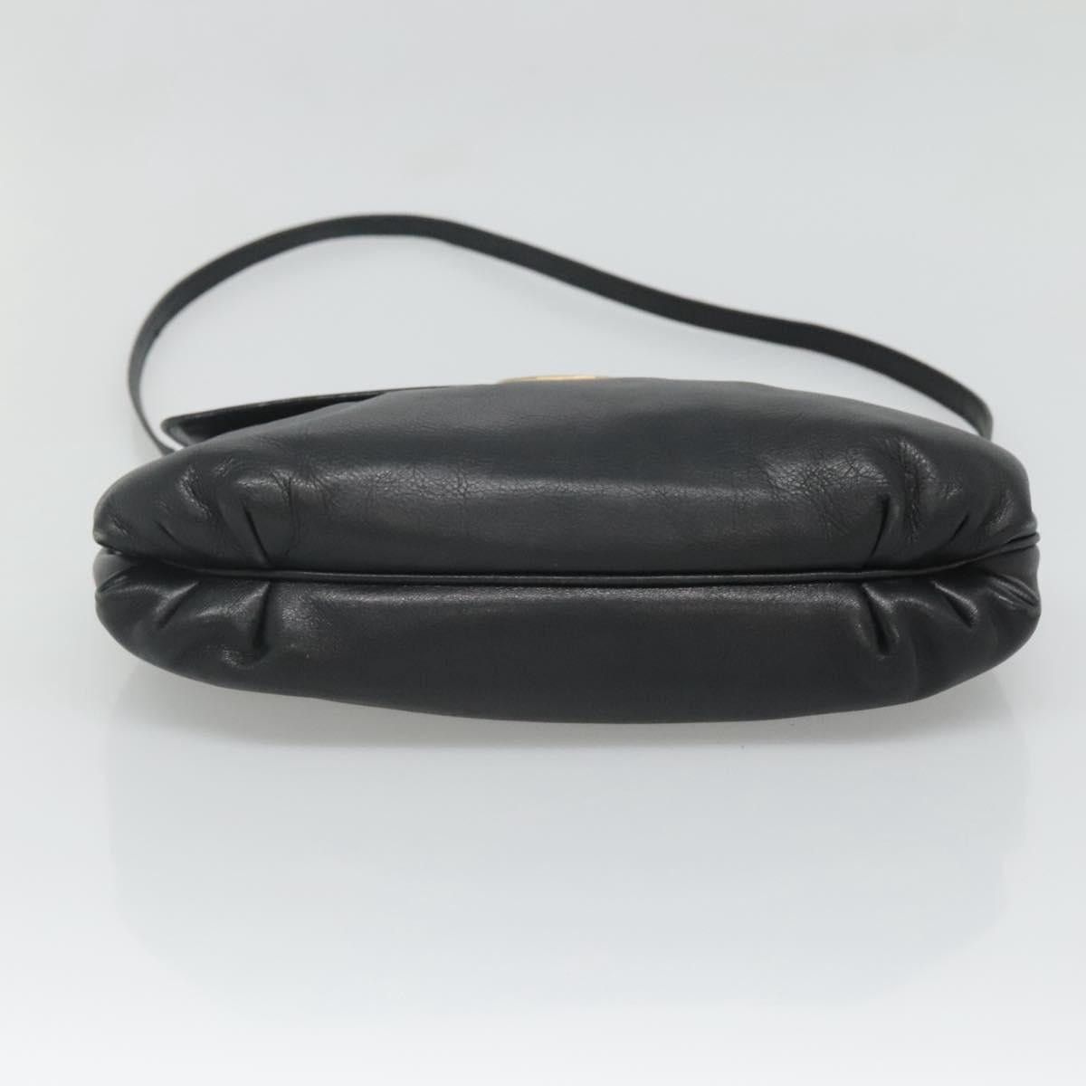 Celine CELINE Shoulder Bag Leather Black Gold Size ONE SIZE - 9 Thumbnail