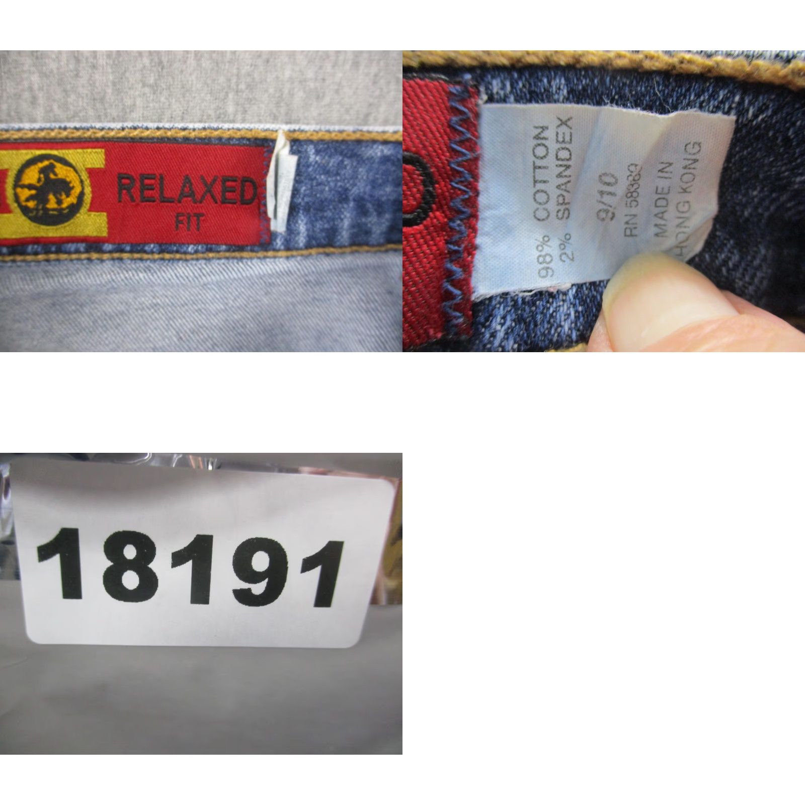 Denime VINTAGE Lawman Jeans Womens 9/10 Blue Relaxed Fit Western Cowboy Denim 90s Size 30" / US 8 / IT 44 - 10 Thumbnail