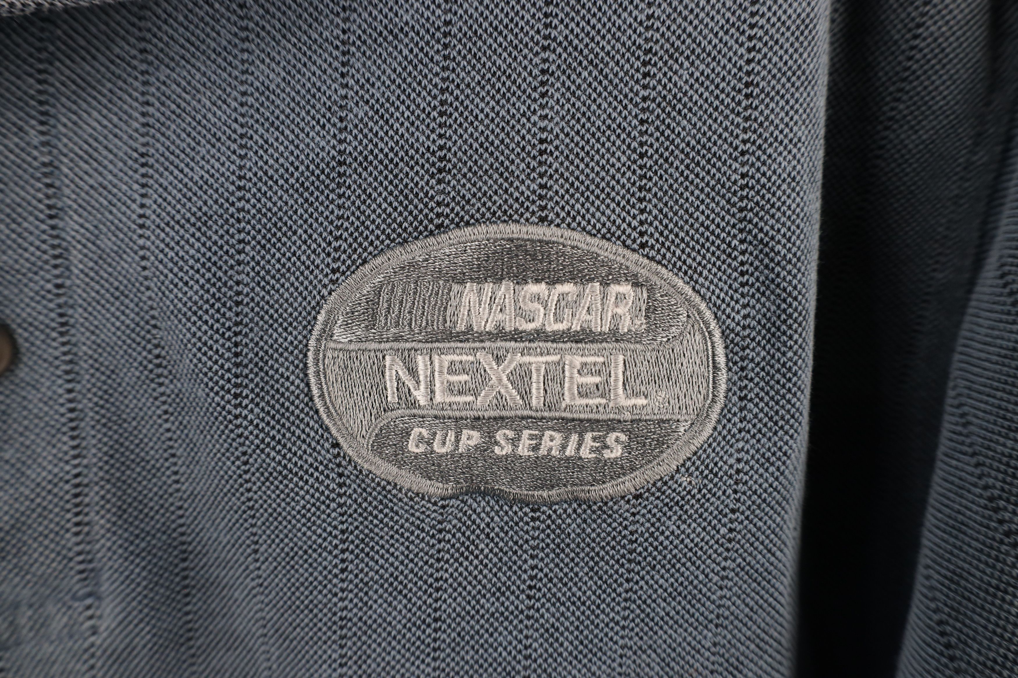 Vintage Vintage 90s Out NASCAR Nextel Cup Series Striped Polo Shirt Size US M / EU 48-50 / 2 - 4 Thumbnail