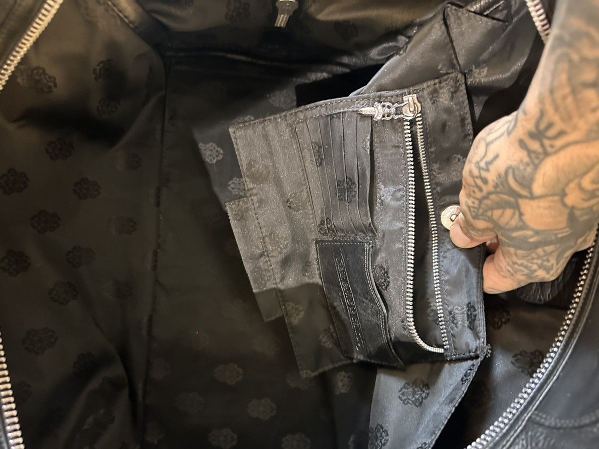 Chrome Hearts FULL LEATHER HUGE XXL LUGGAGE CHROME HEARTS DUFFLE BAG Size ONE SIZE - 14 Thumbnail