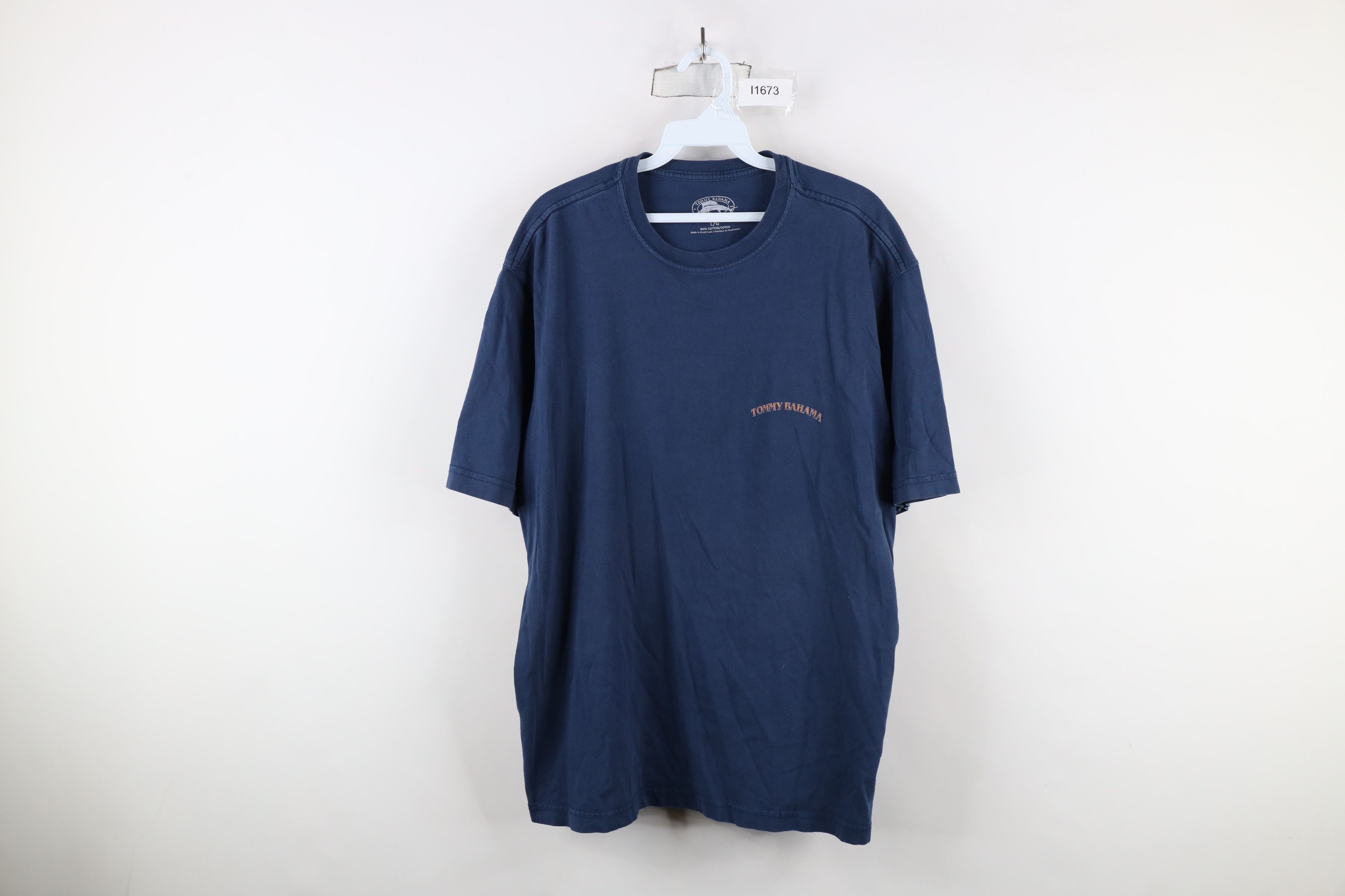 Tommy Bahama × Vintage Vintage Tommy Bahama Relax Out Net Holdings Hammock T-Shirt Size US L / EU 52-54 / 3 - 1 Thumbnail