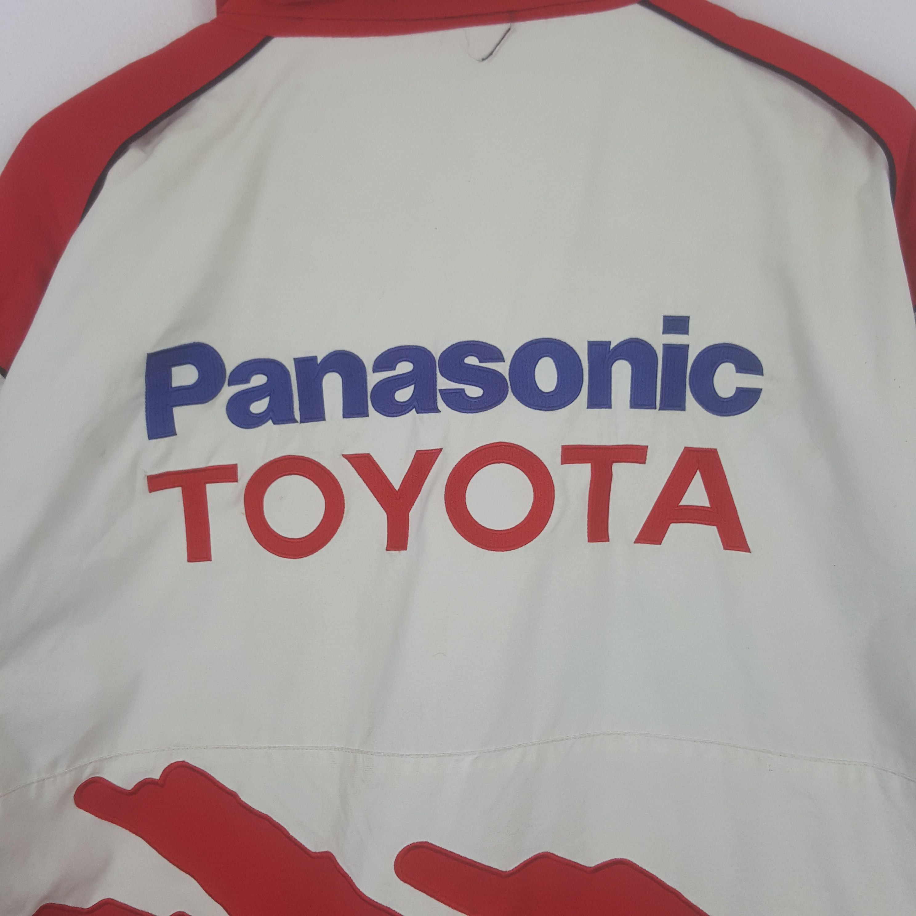Japanese Brand × Vintage Vintage Panasonic Toyota Japanese Racing Utility Jacket Size US XL / EU 56 / 4 - 4 Thumbnail