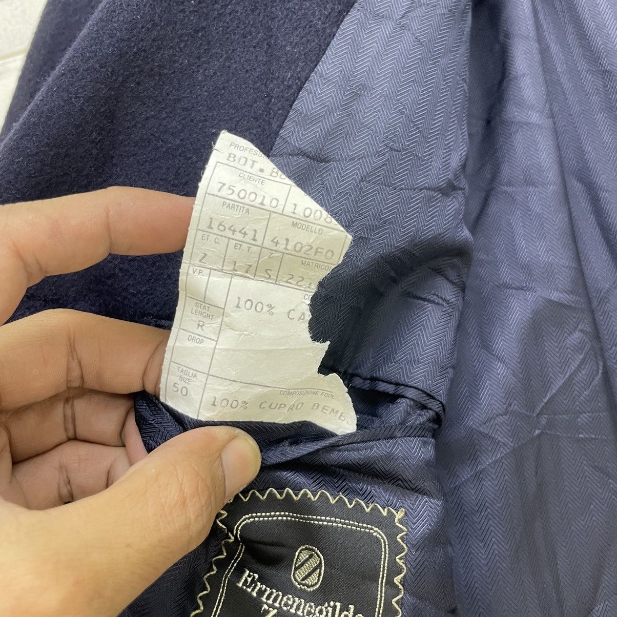Ermenegildo Zegna 💥Vintage Over Coat Ermenegildo Zegna Jacket Size US M / EU 48-50 / 2 - 5 Thumbnail