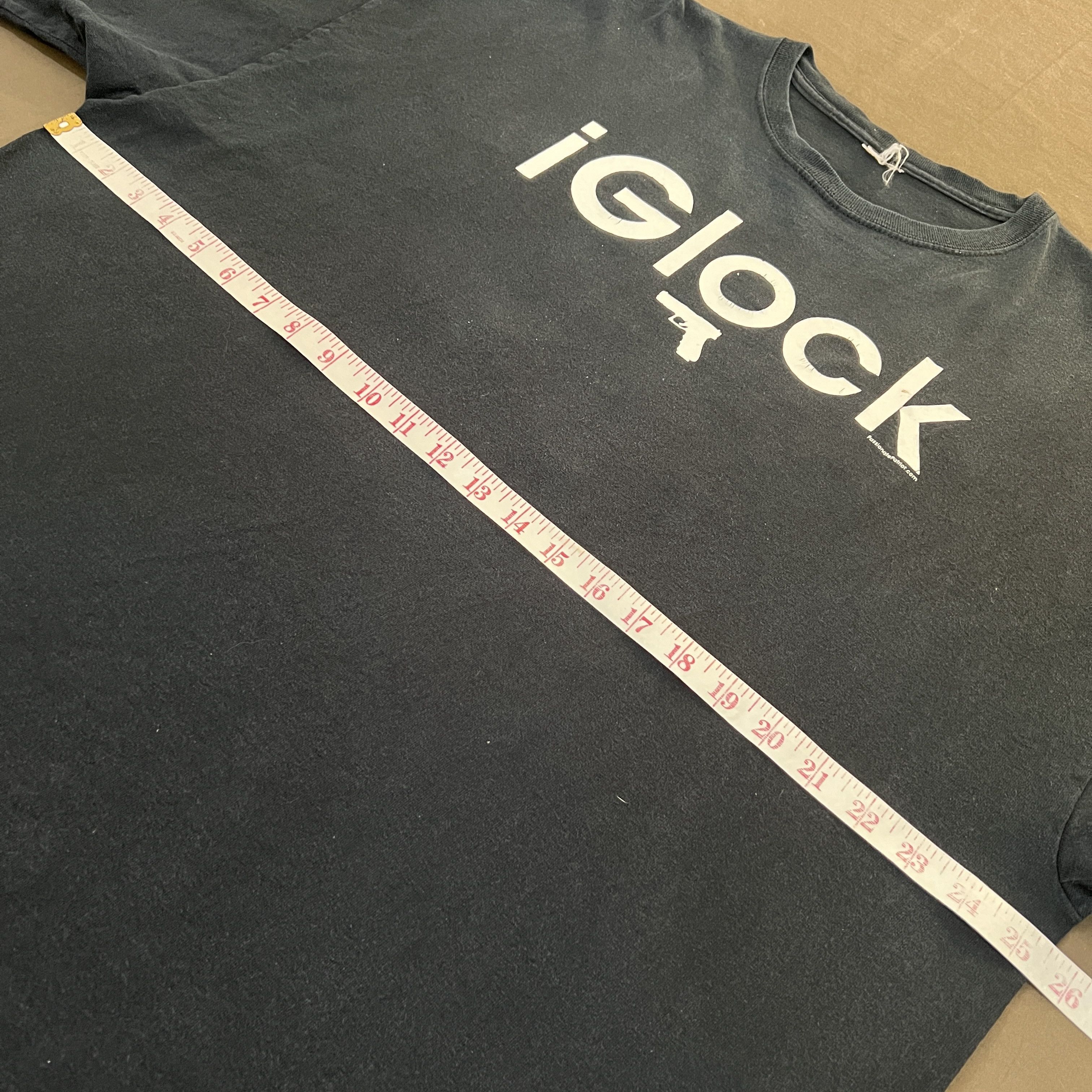 Vintage Vintage Y2K iGlock Tee 911 Gun 2XL Streetwear Graphic Size US XXL / EU 58 / 5 - 6 Thumbnail