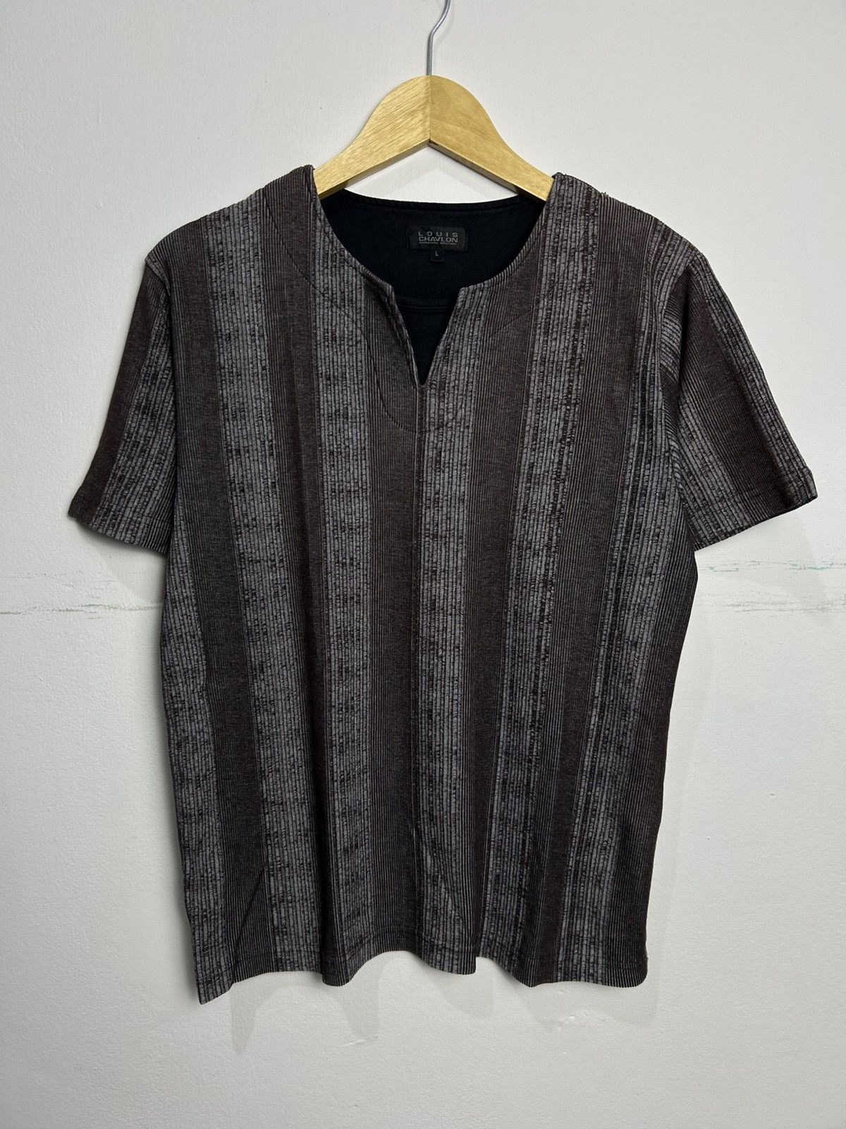 Japanese Brand Louis Chavlon sick rock style double layer shirt Size US L / EU 52-54 / 3 - 1 Thumbnail