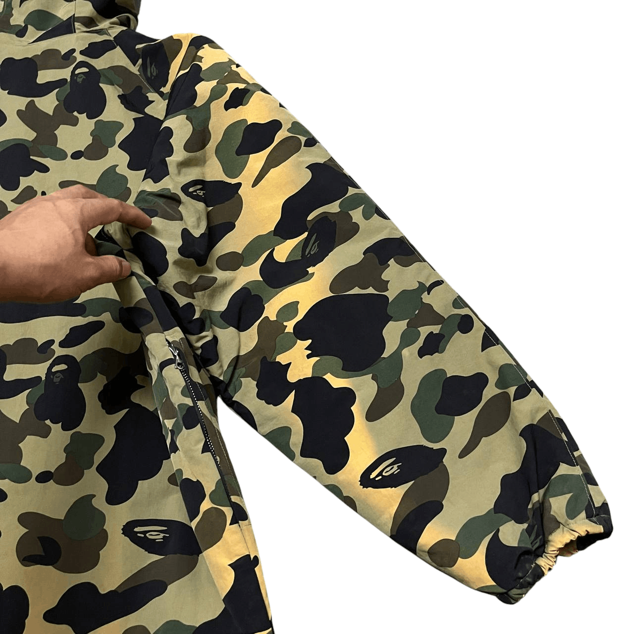 Bape Bape 1st Green Camo Half Zip Pullover Jacket Size US M / EU 48-50 / 2 - 17 Thumbnail