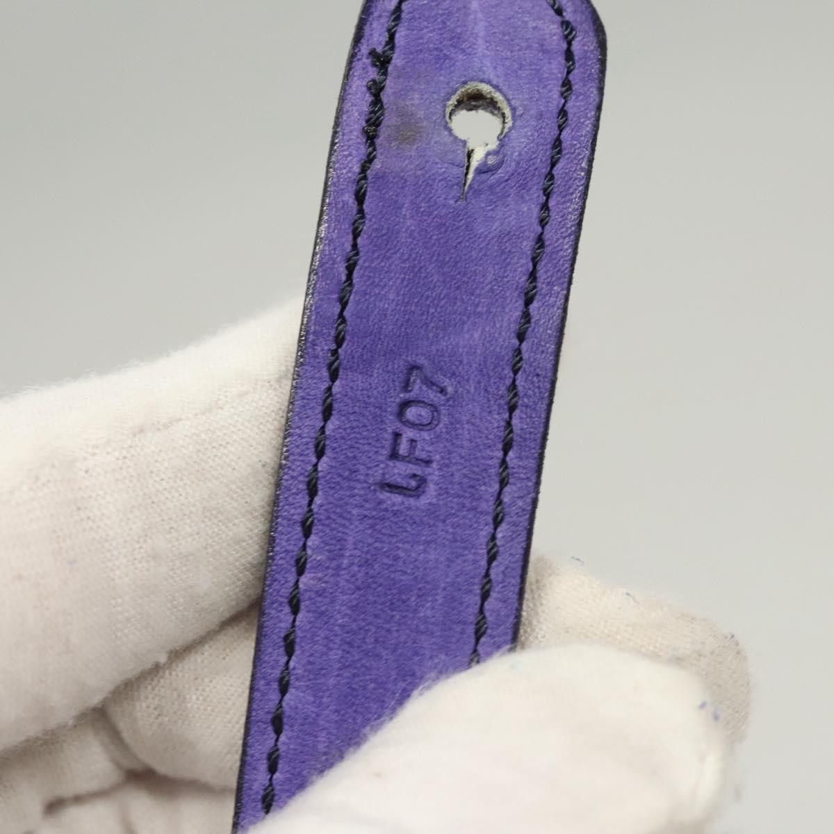 Celine CELINE Chain Shoulder Bag Suede Purple Size ONE SIZE - 13 Thumbnail