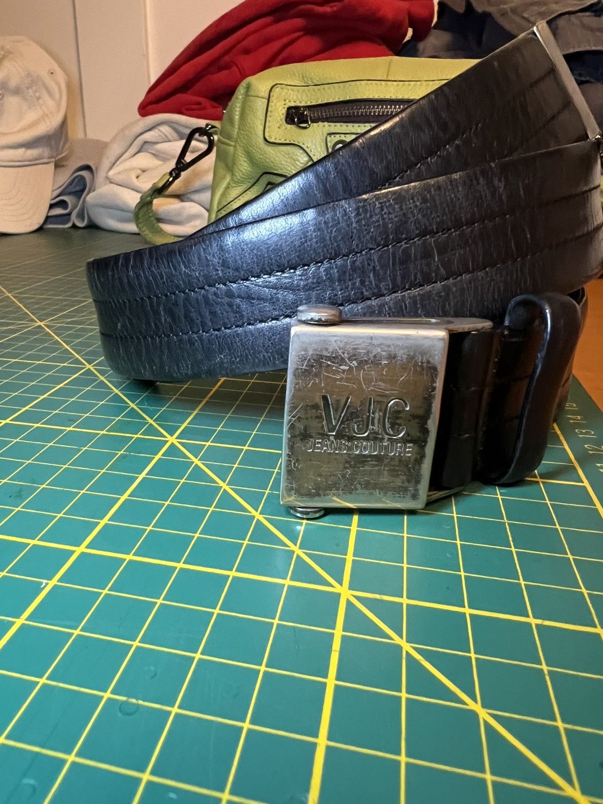 Versace Jeans Couture Vintage Versace Jeans Couture fully adjustable leather belt Size ONE SIZE - 11 Thumbnail