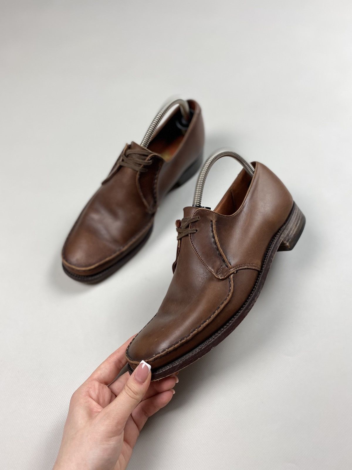 Grenson Grenson Kordwainer Hand Stitched lace up formal shoes Size US 8.5 / EU 41-42 - 9 Thumbnail
