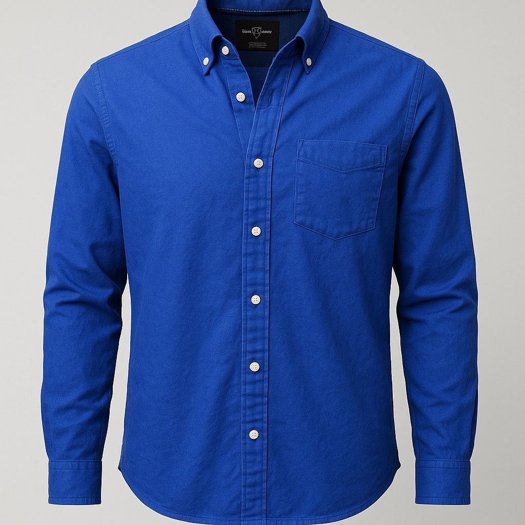Black Brown 1826 Black Brown 1826 Blue Button-Down Shirt - 80s 2-Ply Cotton S Size US S / EU 44-46 / 1 - 2 Thumbnail