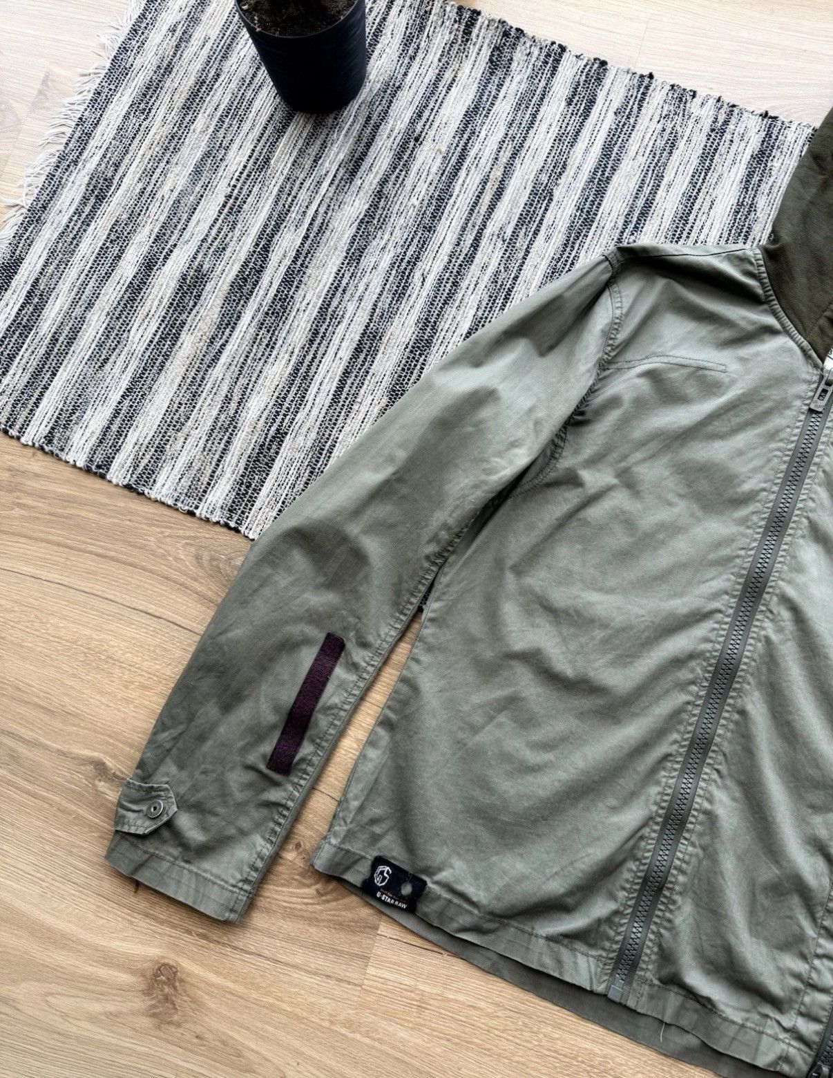 G-Star VINTAGE G-STAR RAW MILITARY JACKET SOUTH WITH HOOD COTTON Size US L / EU 52-54 / 3 - 3 Thumbnail