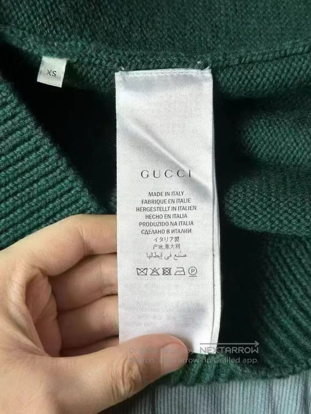 Gucci Guicci College Knit Sweater| Size US XS / EU 42 / 0 - 3 Thumbnail
