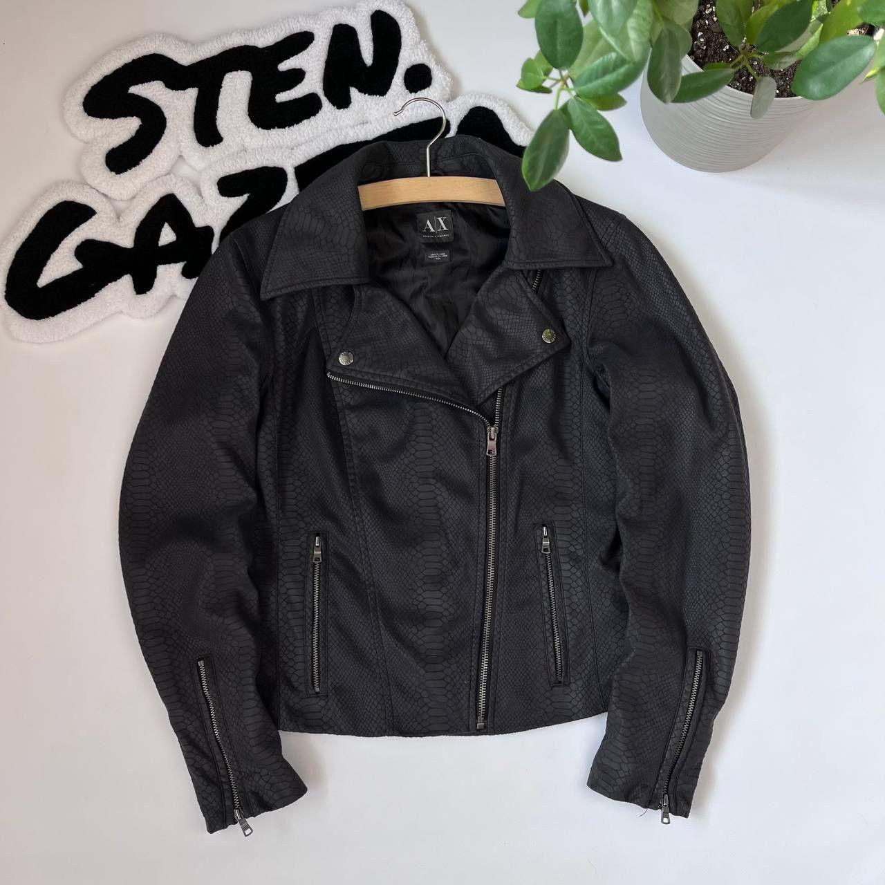 Armani Exchange Armani Exchange Biker Jacket Motorcycle Size M / US 6-8 / IT 42-44 - 2 Thumbnail