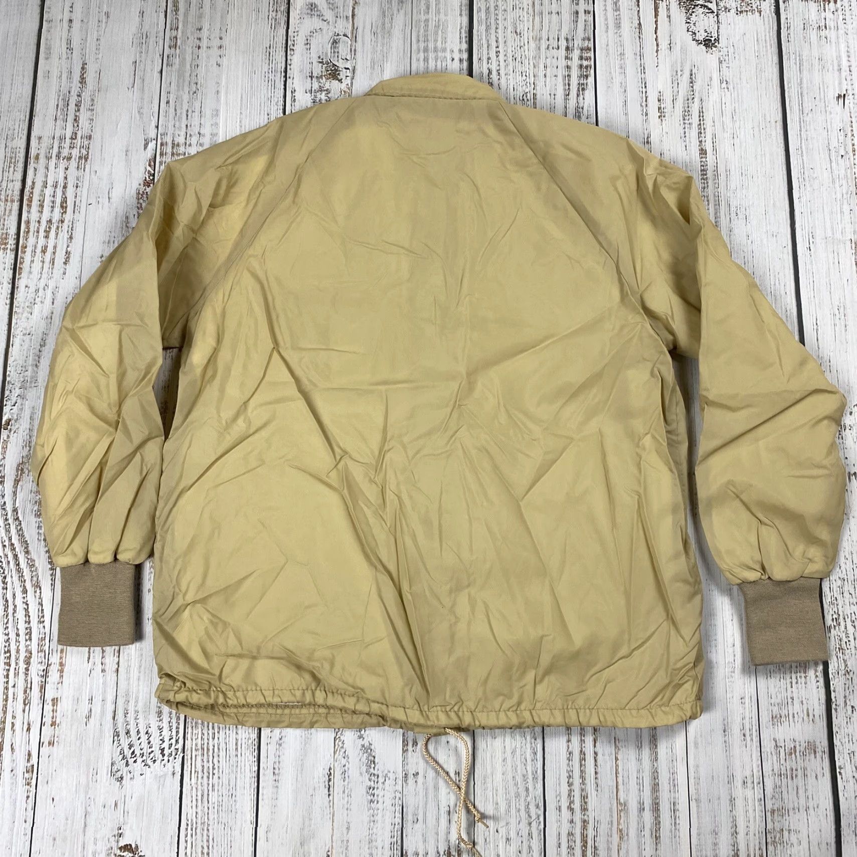 Vintage VTG 70S 80S BOSTON COLLEGE COLLEGIATE COACHES JACKET TURFER EMBROIDERED LADIES Size L / US 10 / IT 46 - 8 Thumbnail