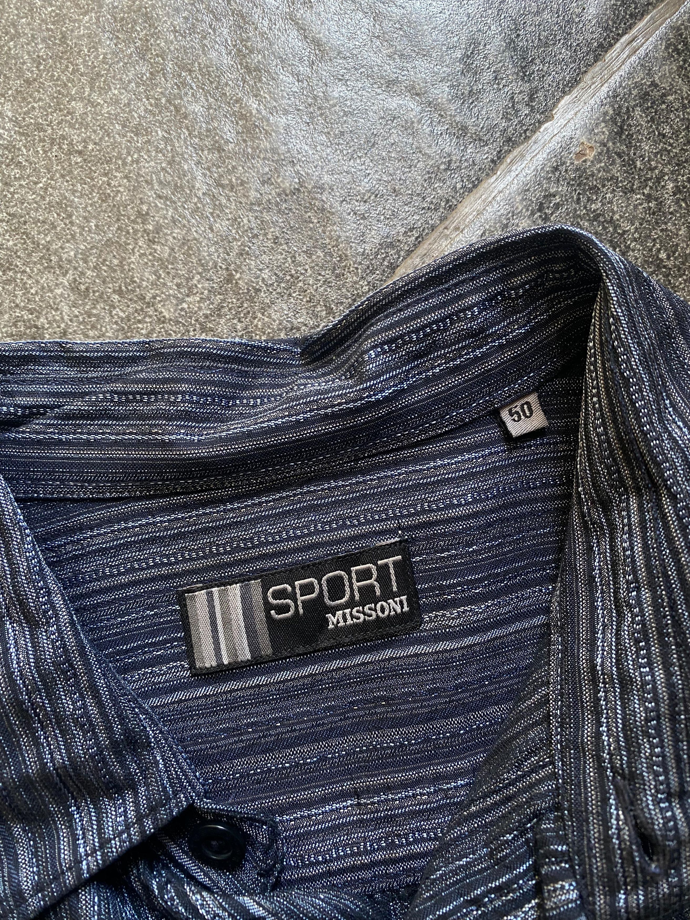 Missoni SEND OFFER 💥 Missoni Vintage Shirt Size US L / EU 52-54 / 3 - 6 Thumbnail