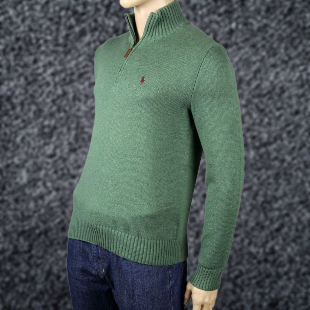Polo Ralph Lauren Polo Ralph Lauren Green 1/2 Zip Sweater NWT 2XL XX-Large-XL? Size US XXL / EU 58 / 5 - 1 Preview
