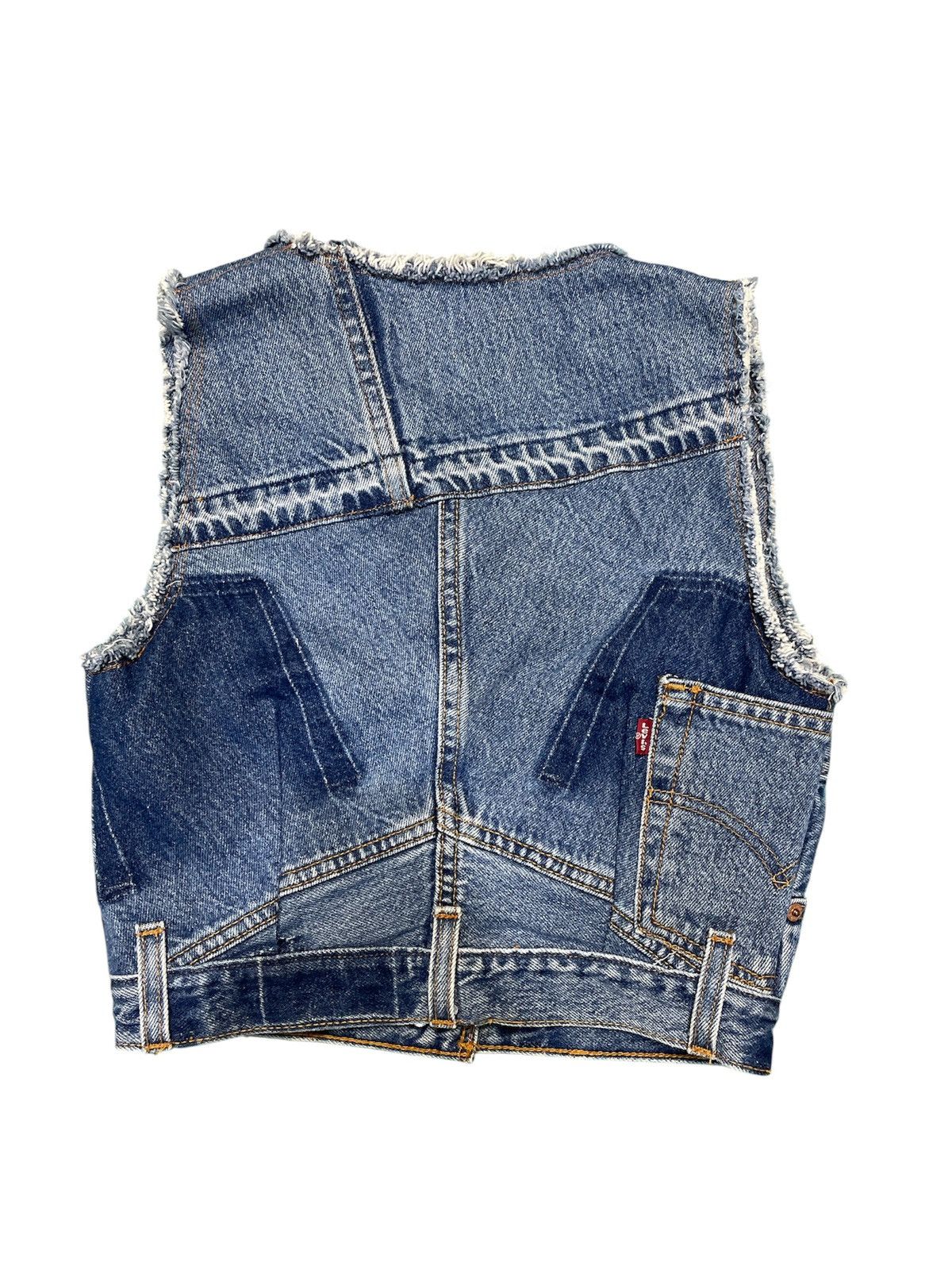 Japanese Brand Me Jane Costum Levis Denim Vest Size XS / US 0-2 / IT 36-38 - 2 Thumbnail