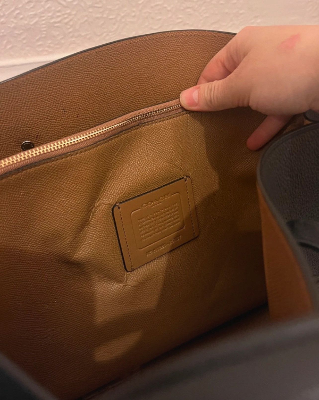 Coach Coach Black Leather Tote Bag – Elegant & Versatile Size ONE SIZE - 14 Thumbnail
