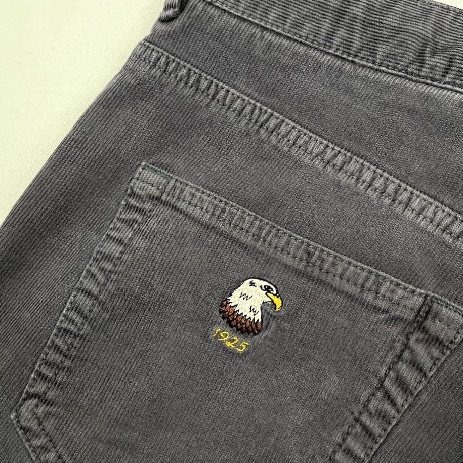 Peter Millar Peter Millar Superior Soft Corduroy Pants Mens 36 x 29 Gray Rehoboth Golf Chino Regular Straight Size US 36 / EU 52 - 2 Thumbnail