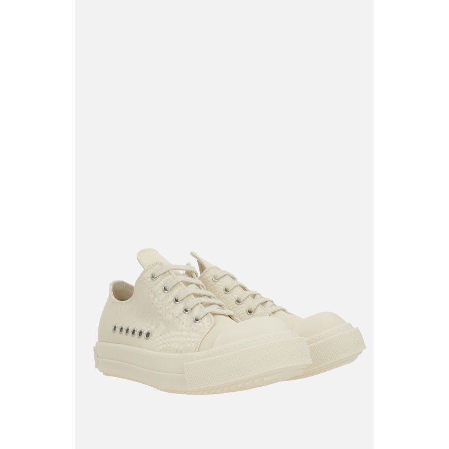 Rick Owens RICK OWENS Extreme Ivory Canvas Sneakers New & Authentic (Me Size US 7 / EU 40 - 5 Thumbnail
