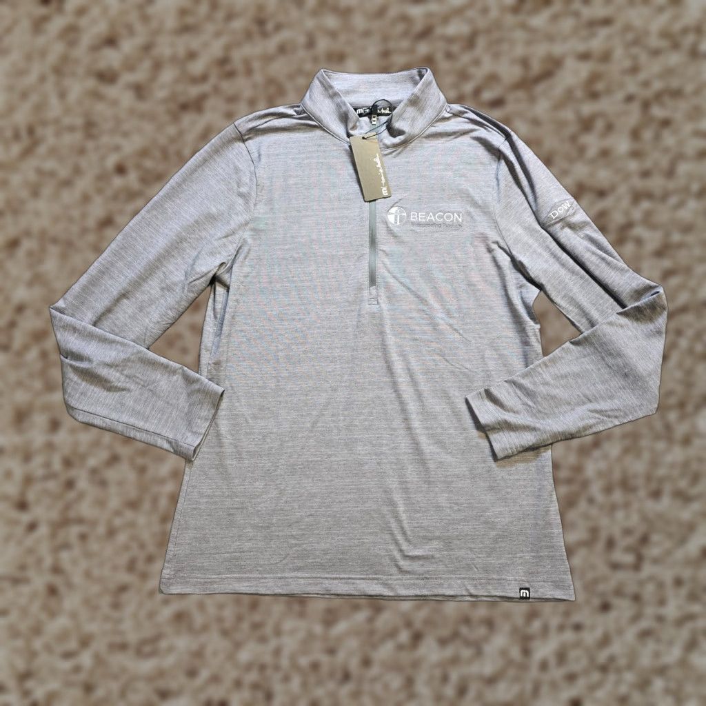 TravisMathew Travis Mathew Pullover Womens M Gray 1/4 Zip Long Sleeve Midweight Golf Casual Shirt Size M / US 6-8 / IT 42-44 - 1 Thumbnail