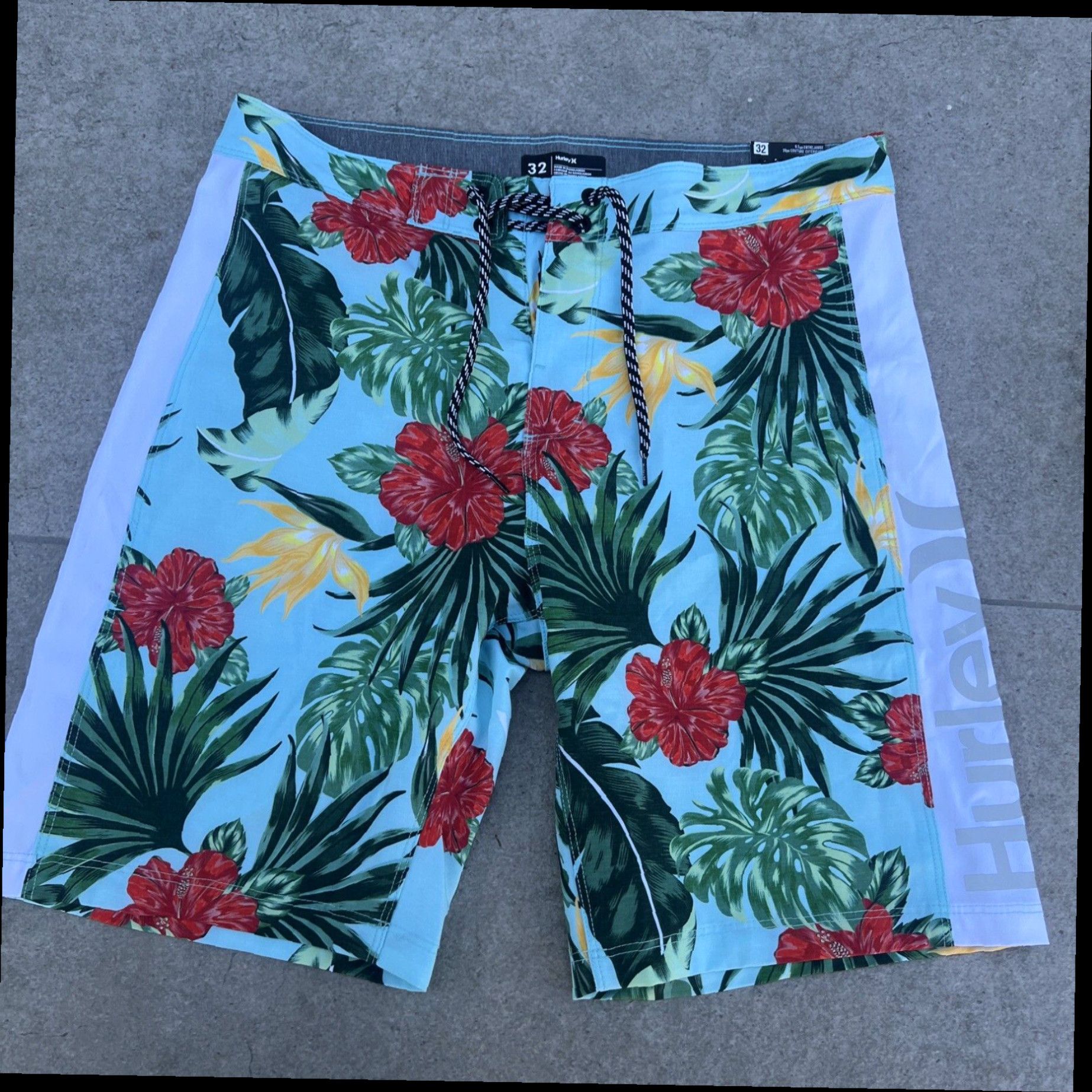 Hurley NEW Hurley Tie Dye Print Board Shorts Size 32 9.5" Inseam 20" Outseam Size US 32 / EU 48 - 1 Thumbnail