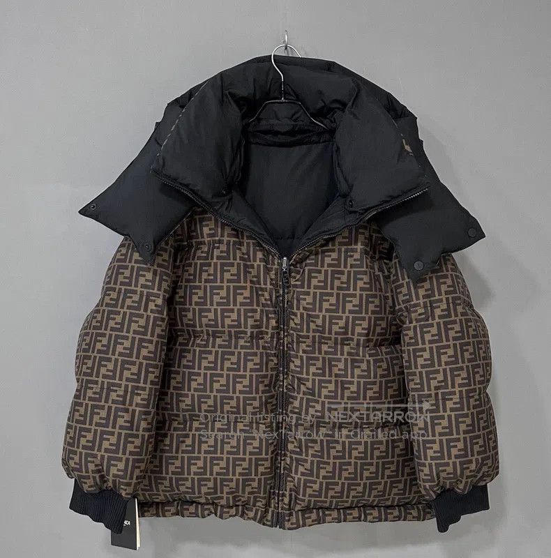 Fendi Fendi Double-sided wear printed monogram down jacket Size S / US 4 / IT 40 - 1 Thumbnail