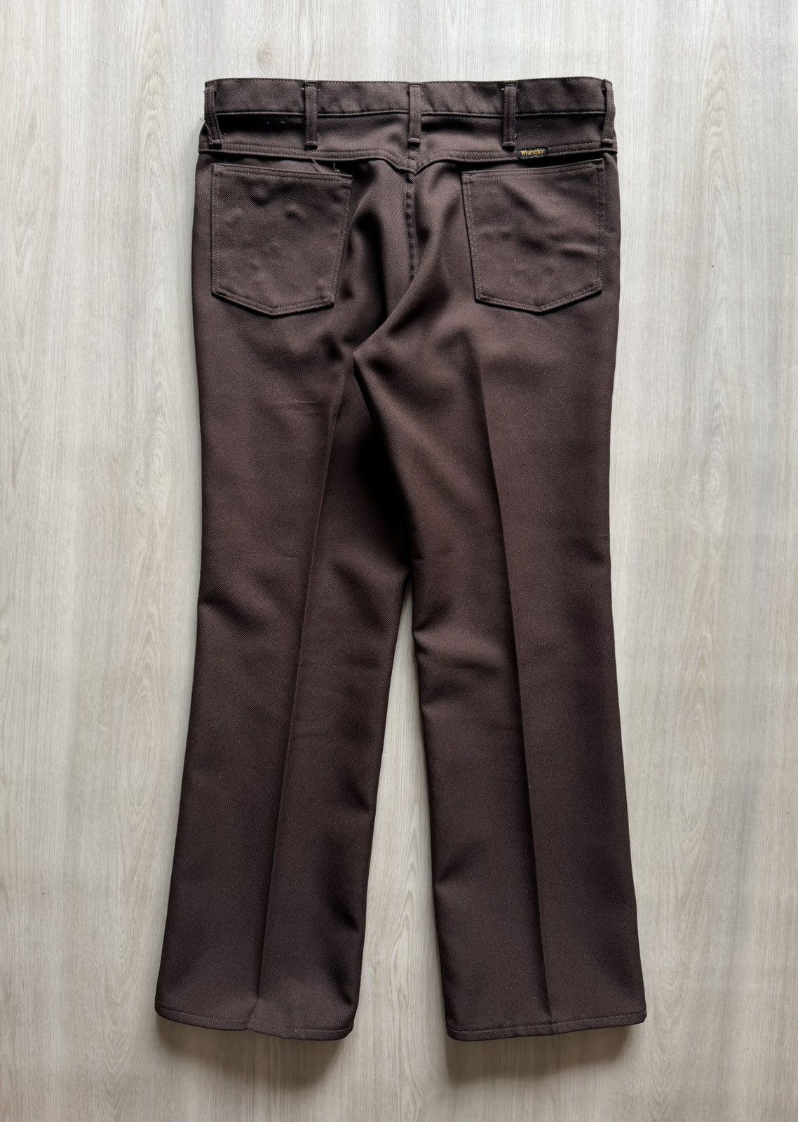 Wrangler Vintage Wrangler Western Brown Pleated Dress Slacks 38x30 Size US 38 / EU 54 - 1 Thumbnail