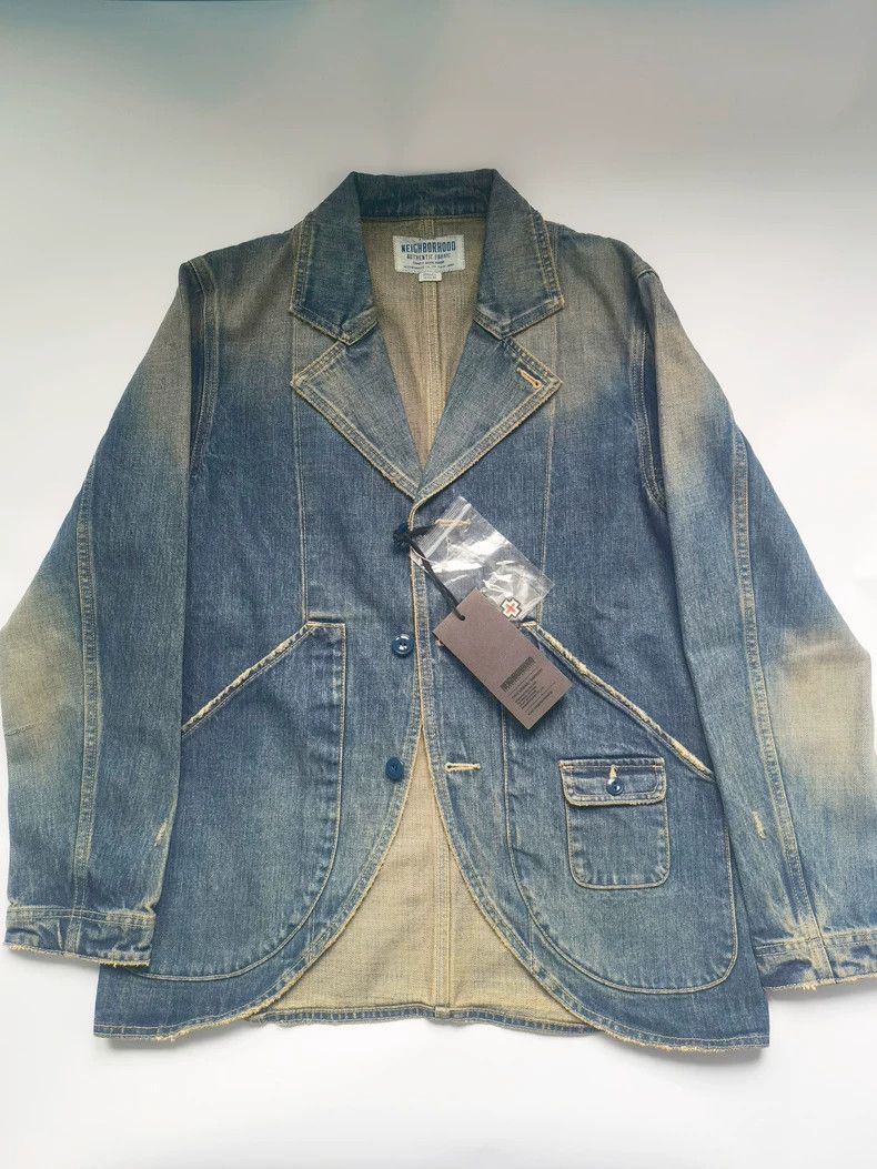 Neighborhood Neighborhood Denim Suit Jacket Size US S / EU 44-46 / 1 - 1 Thumbnail