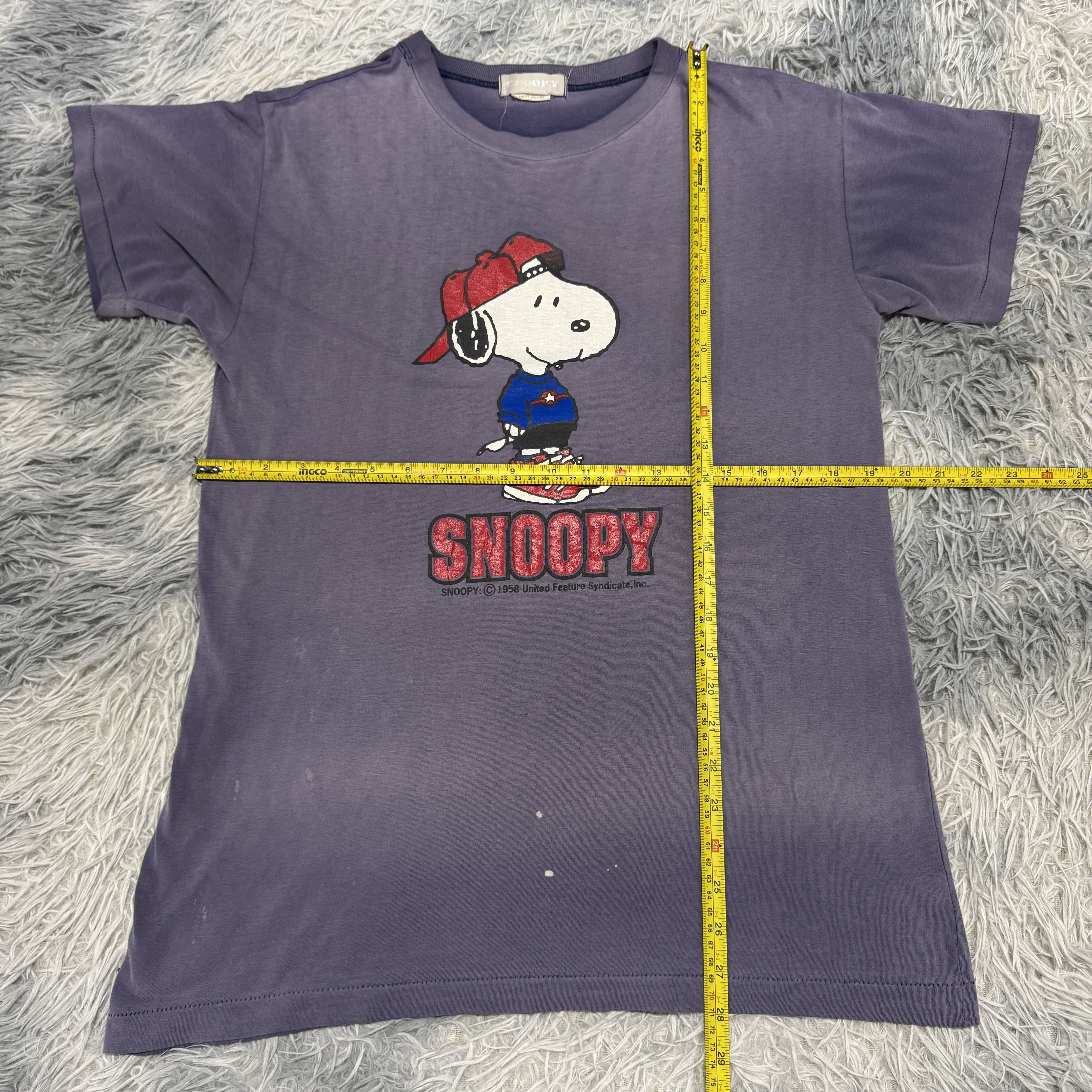 Vintage Rare Vintage Peanuts Snoopy Tshirt. Size US M / EU 48-50 / 2 - 5 Thumbnail