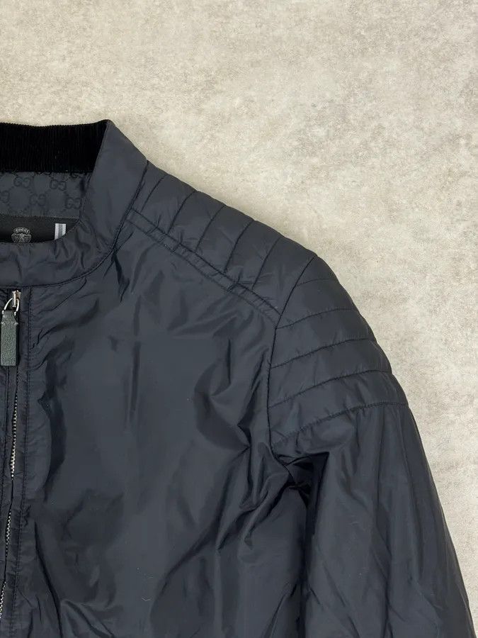Gucci AW2011 Gucci Navy Quilted Nylon Zip-Up Jacket by Frida Giannini Size US S / EU 44-46 / 1 - 8 Thumbnail