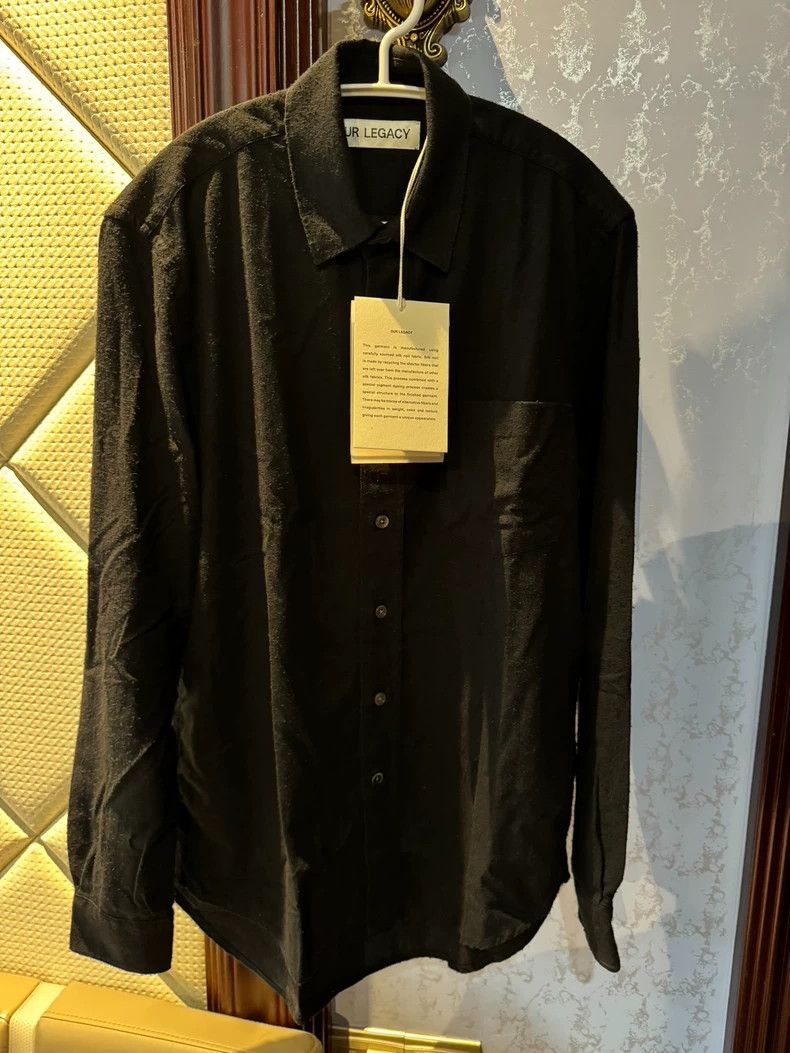 Our Legacy our legacyPlain silk shirt 2503-Nextarrow Size US S / EU 44-46 / 1 - 1 Thumbnail