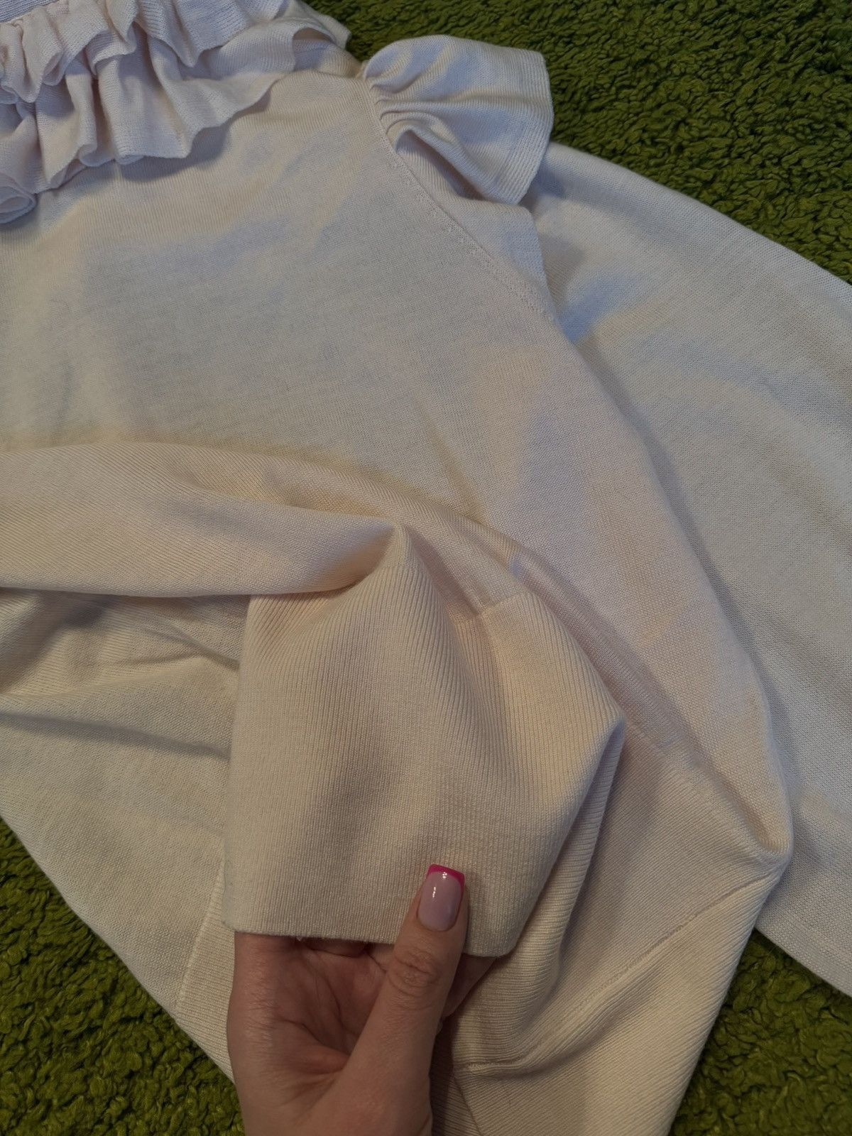 Designer × Zimmermann Zimmermann tie neck 100% merino wool luxury sweater Size S / US 4 / IT 40 - 4 Thumbnail