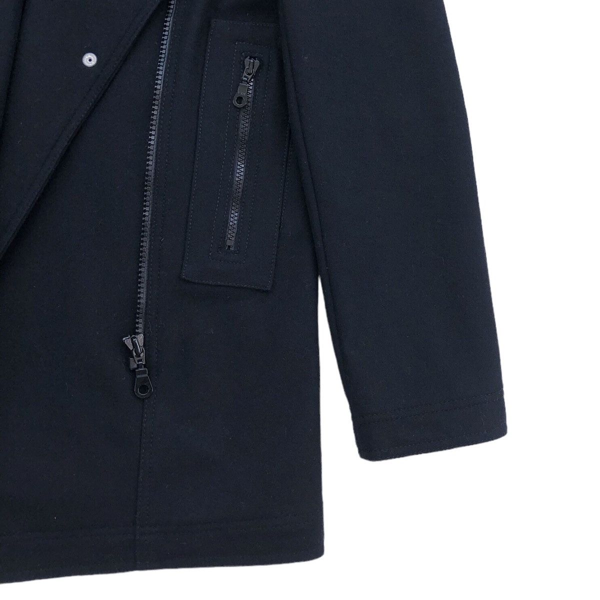 Benetton Grails‼️United Colors Benetton Zipper Blazer suit slim black Size US M / EU 48-50 / 2 - 14 Thumbnail