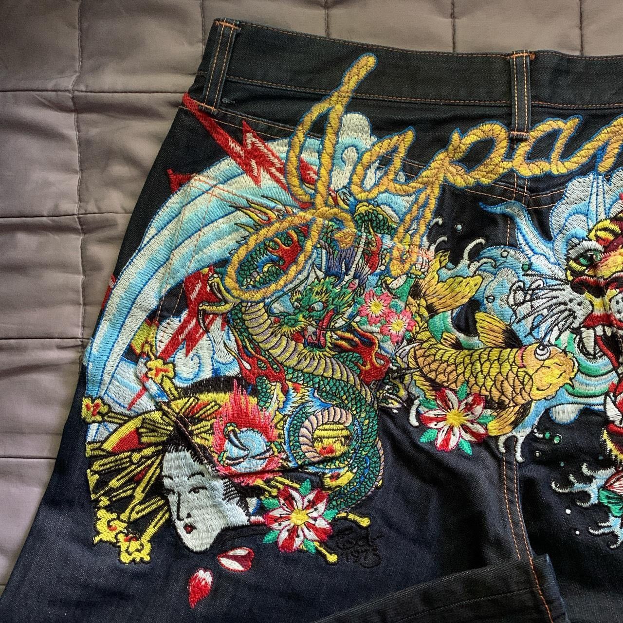 Ed Hardy × Vintage Ed Hardy Jeans/ Waist 38/Length 34 Size US 38 / EU 54 - 2 Thumbnail